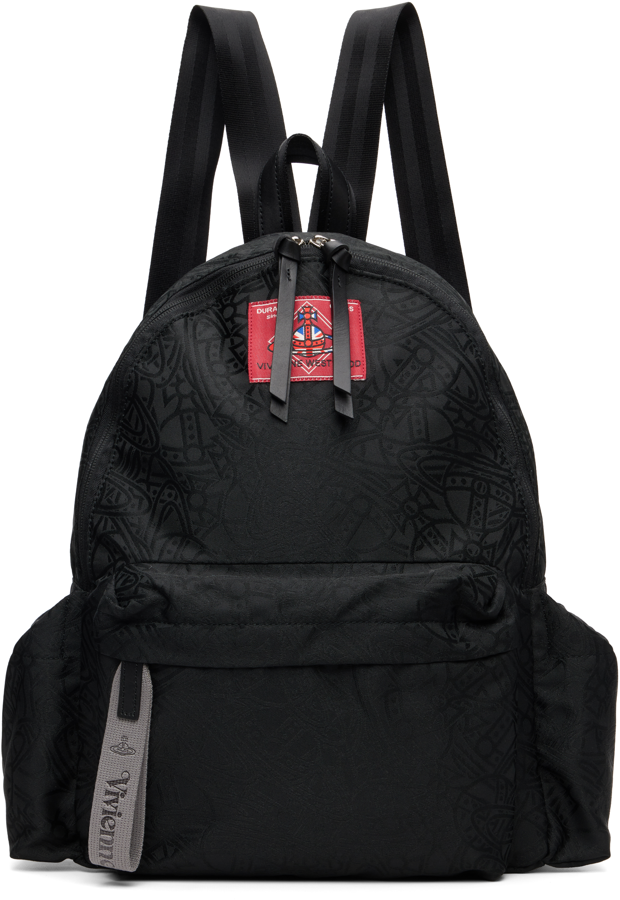 Black Tangled Orb Jacquard George M Backpack
