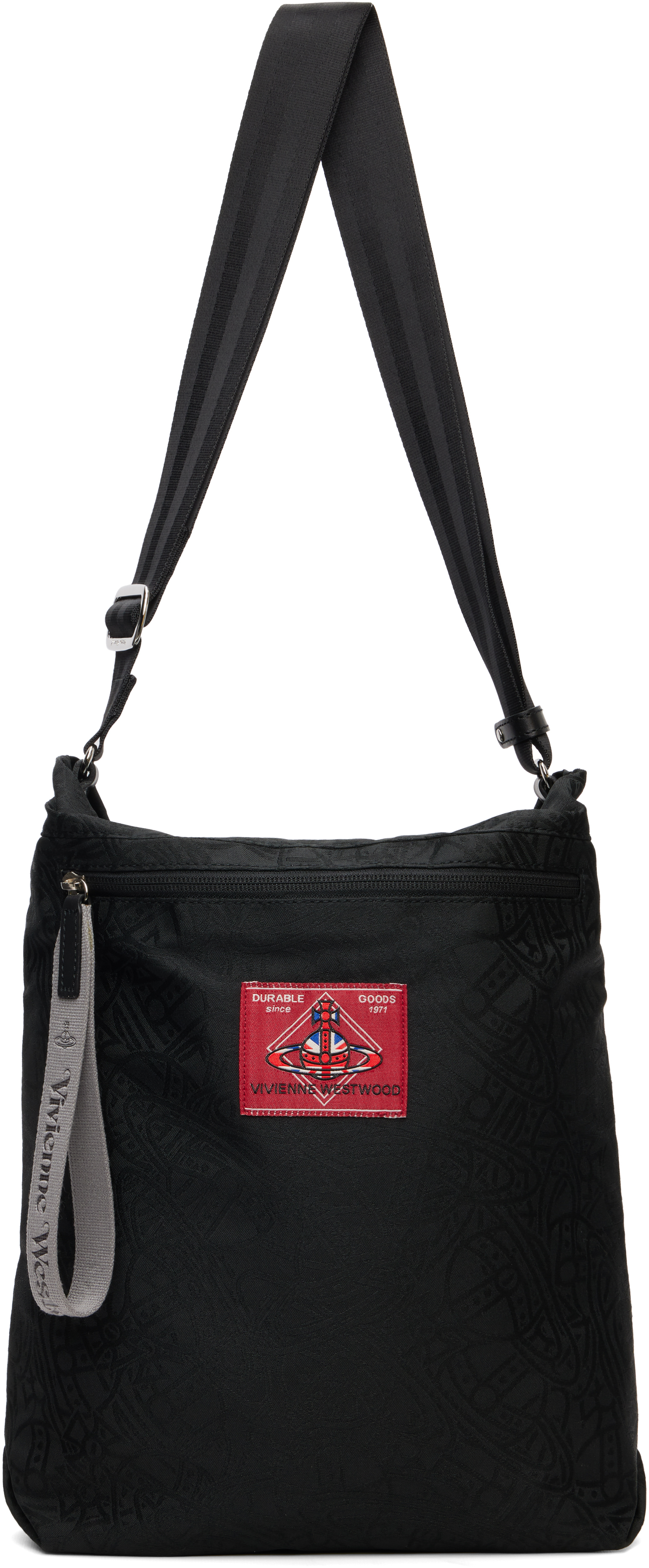 Black Tangled Orb Jacquard Luke Pouch