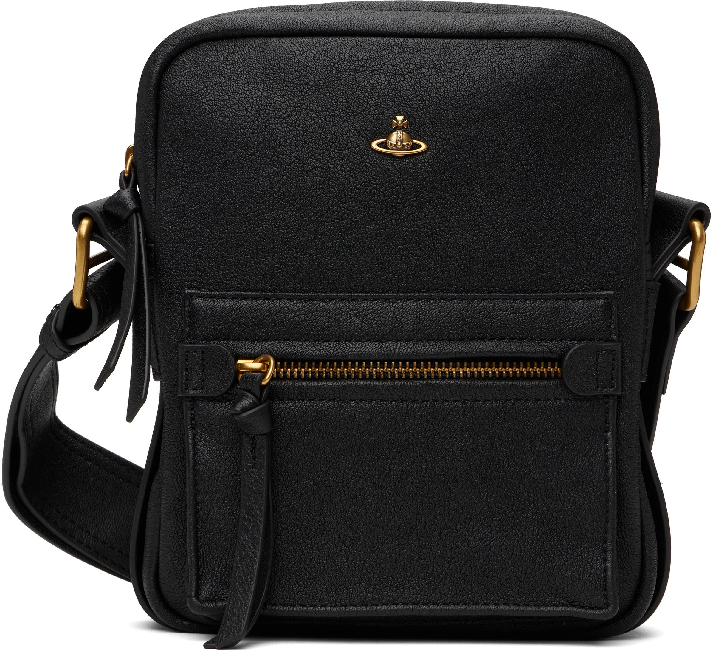 Vivienne Westwood スモール ブラック クロスボディ サッチェル Vivienne Westwoodのブラック スモール Jackson クロスボディ