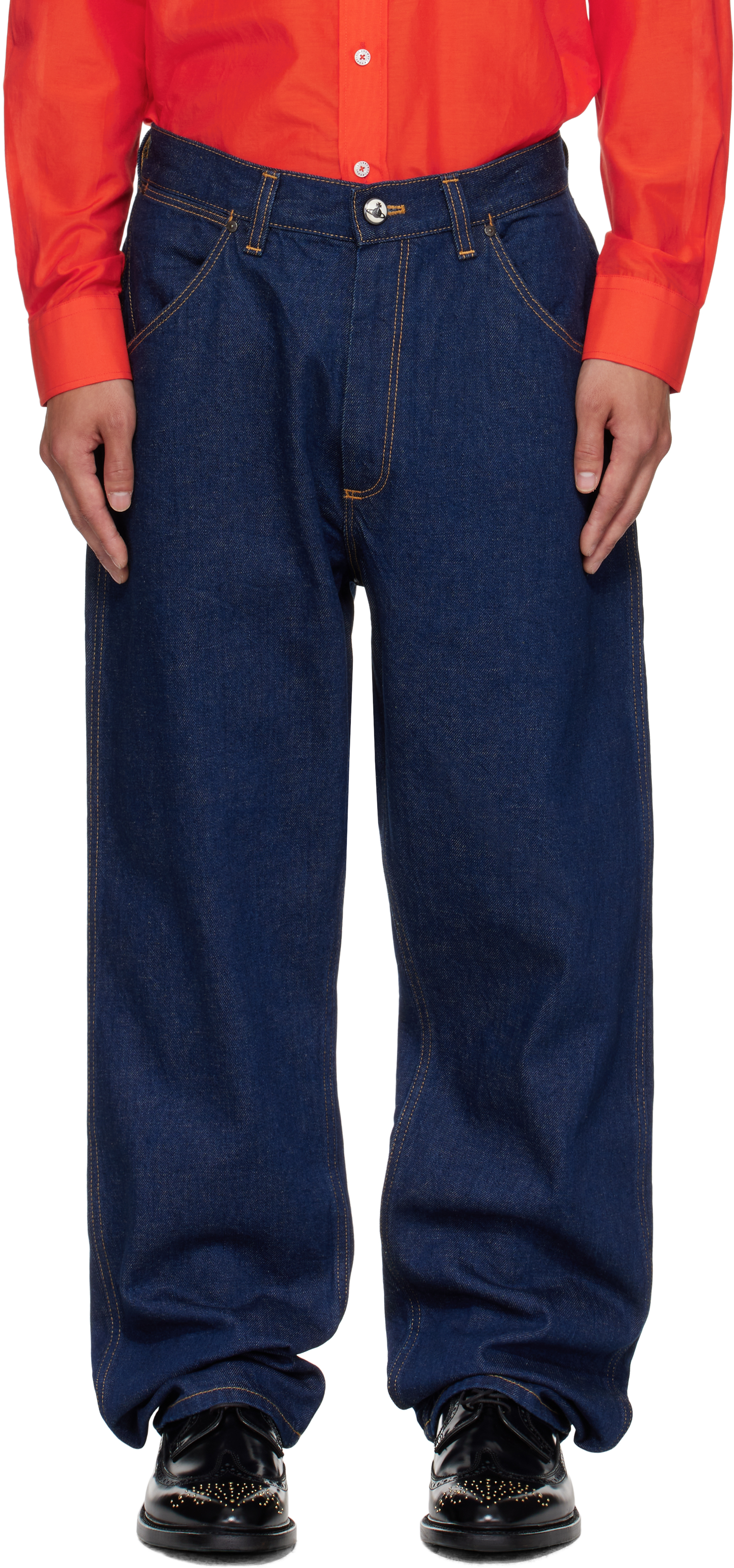 Blue Baggy Jeans