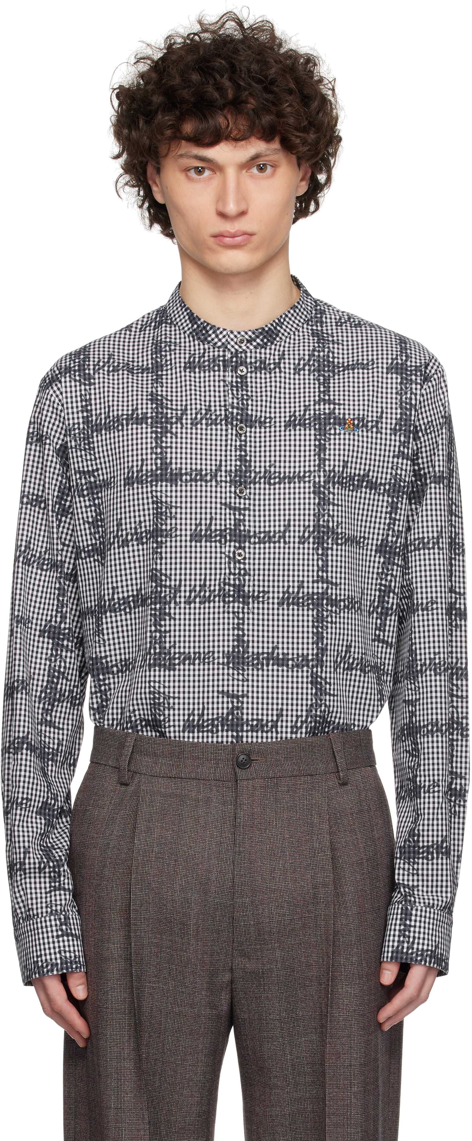 Black & White Gingham Shirt