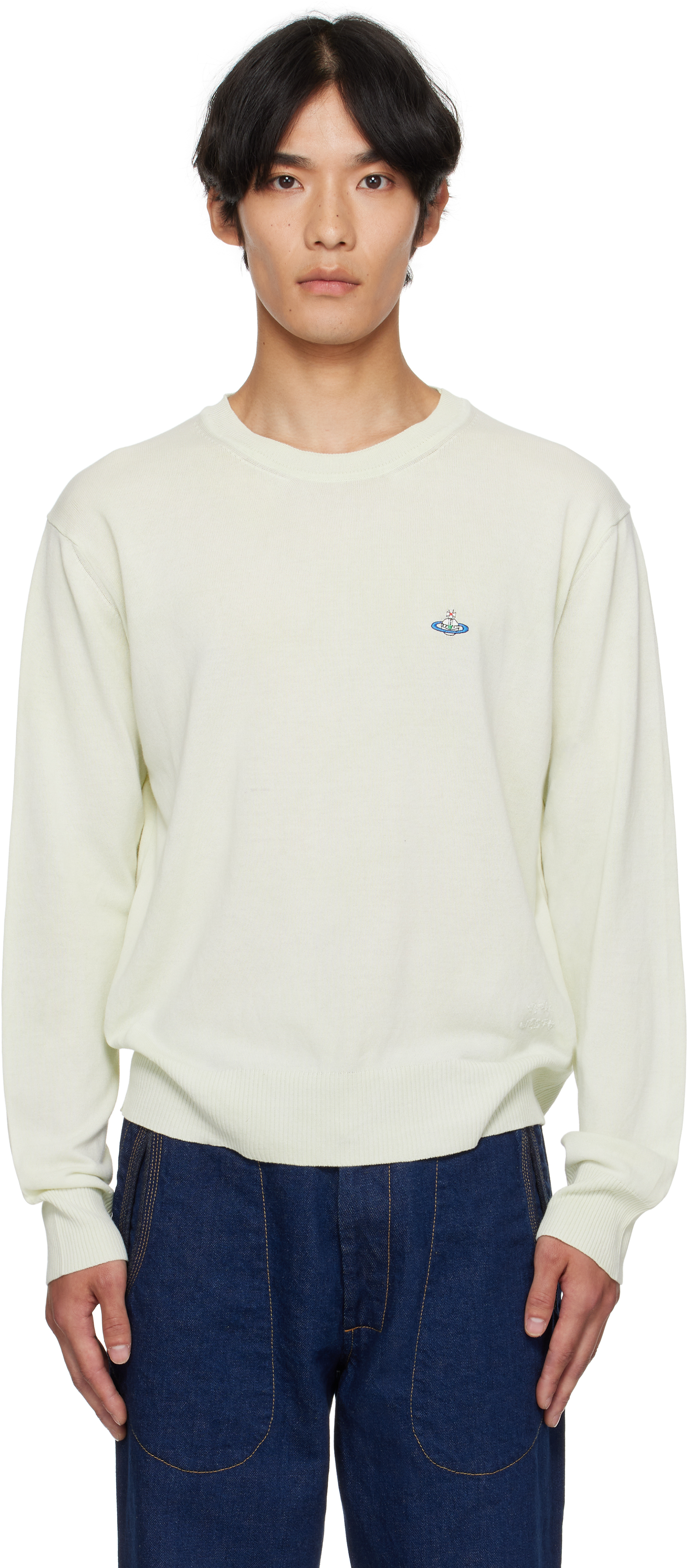 Green Alex Round Neck Sweater
