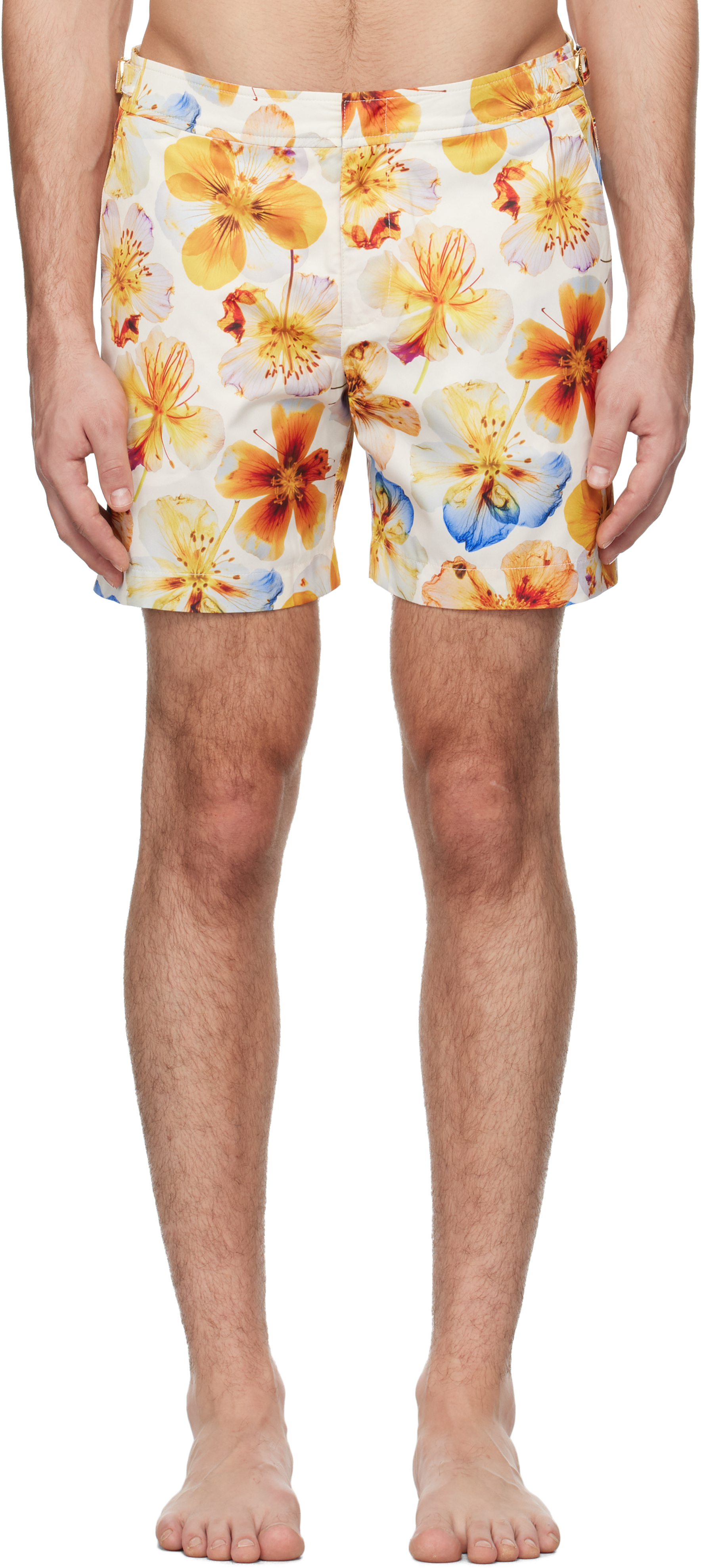 Off-White 
Orange Bulldog Swim Shorts