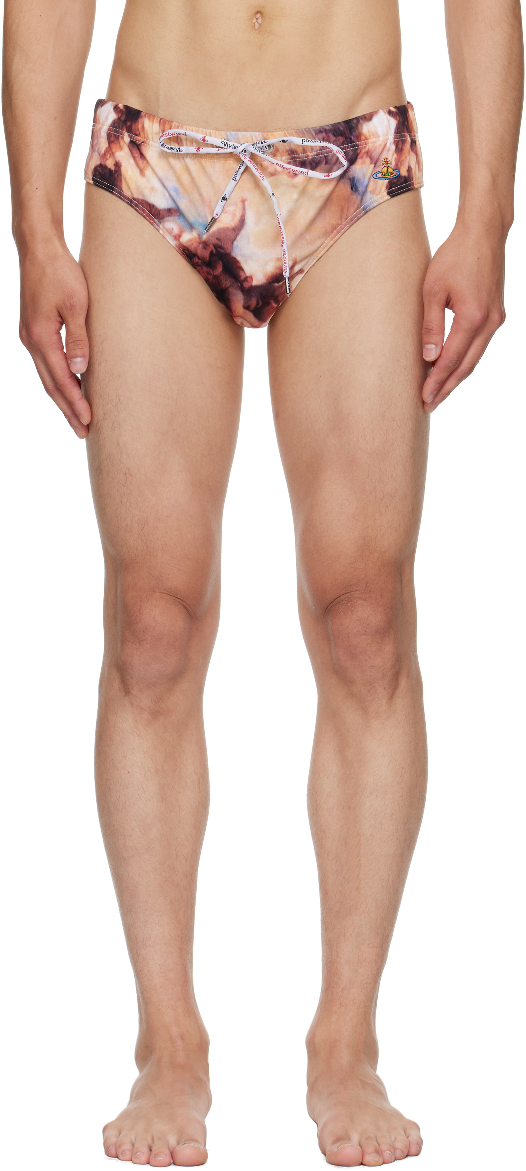 Multicolor Cherubs Swim Briefs