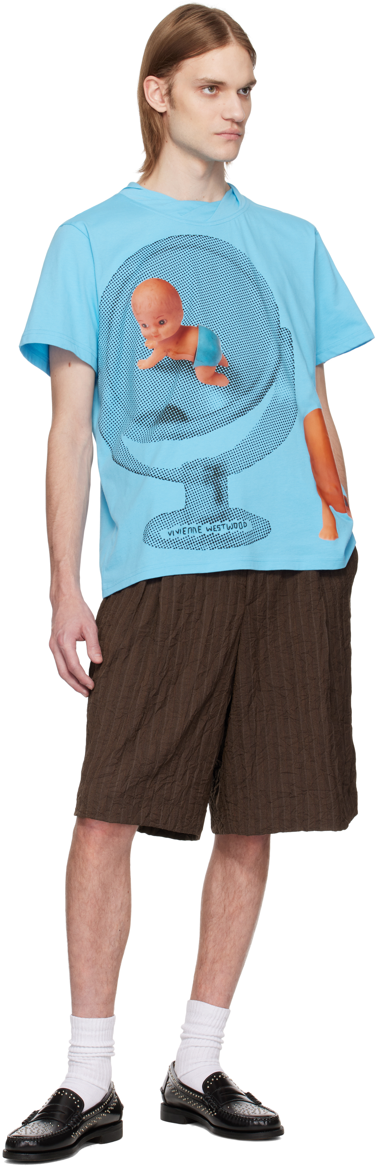 【関税込み】Vivienne Westwood ブルー Baby Isla Tシャツ Baby Isla T-shirt in BLUE | Vivienne Westwood®