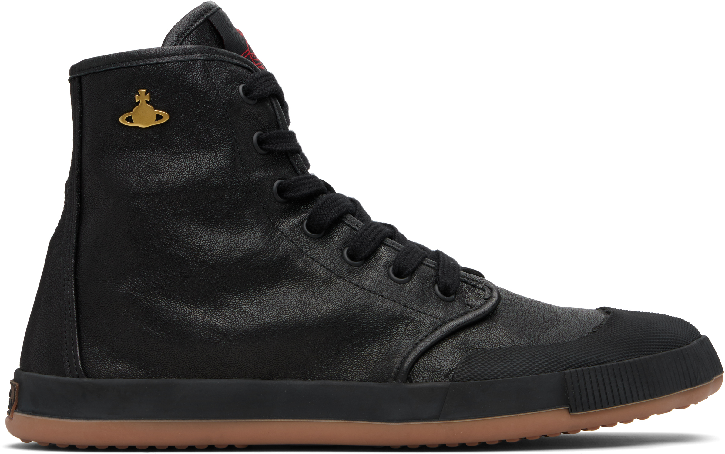 Black High-Top Animal Gym Sneakers