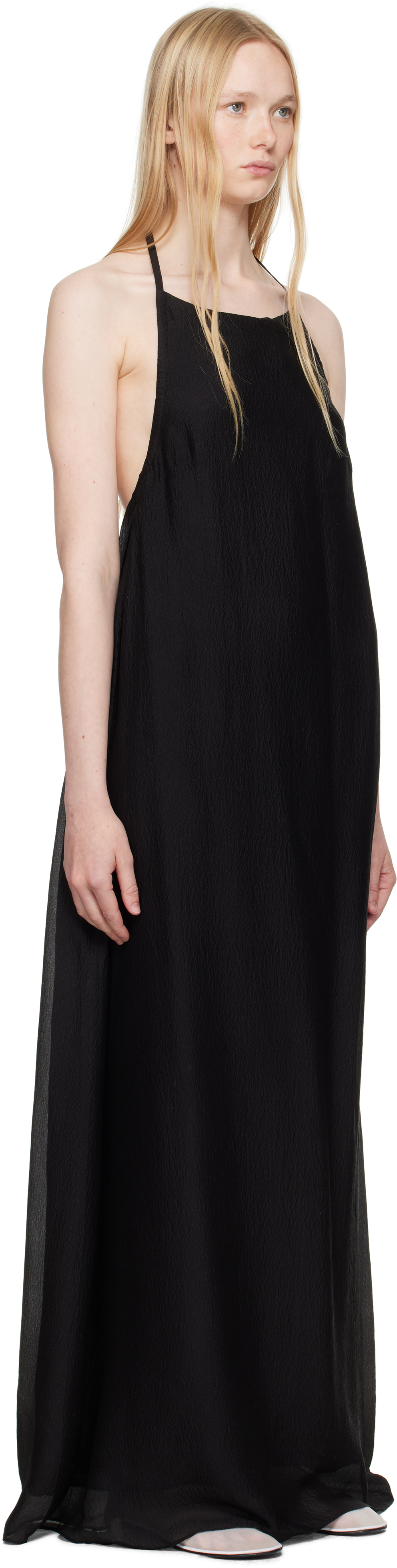 Ruohan Black Lena Maxi Dress