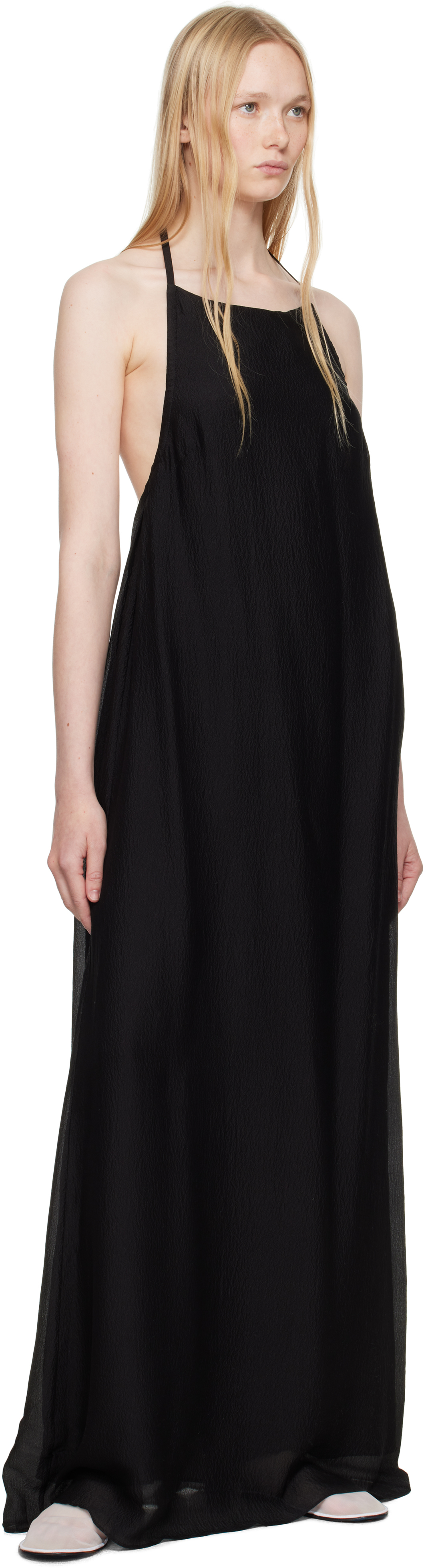 Ruohan Black Lena Maxi Dress
