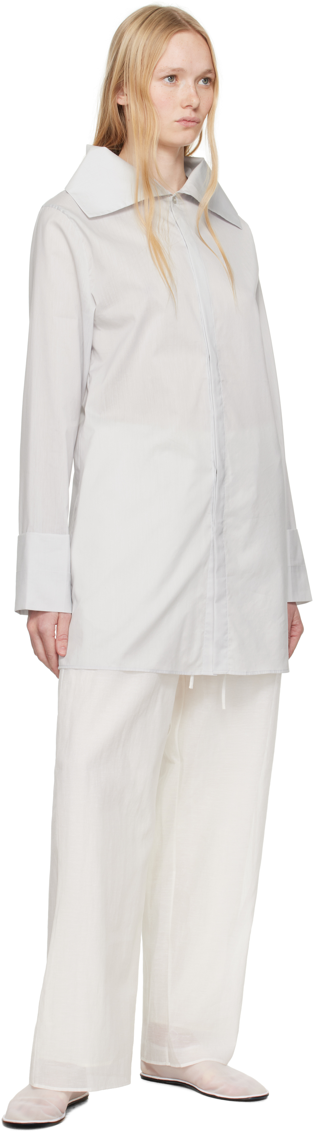 Ruohan White Rae Trousers