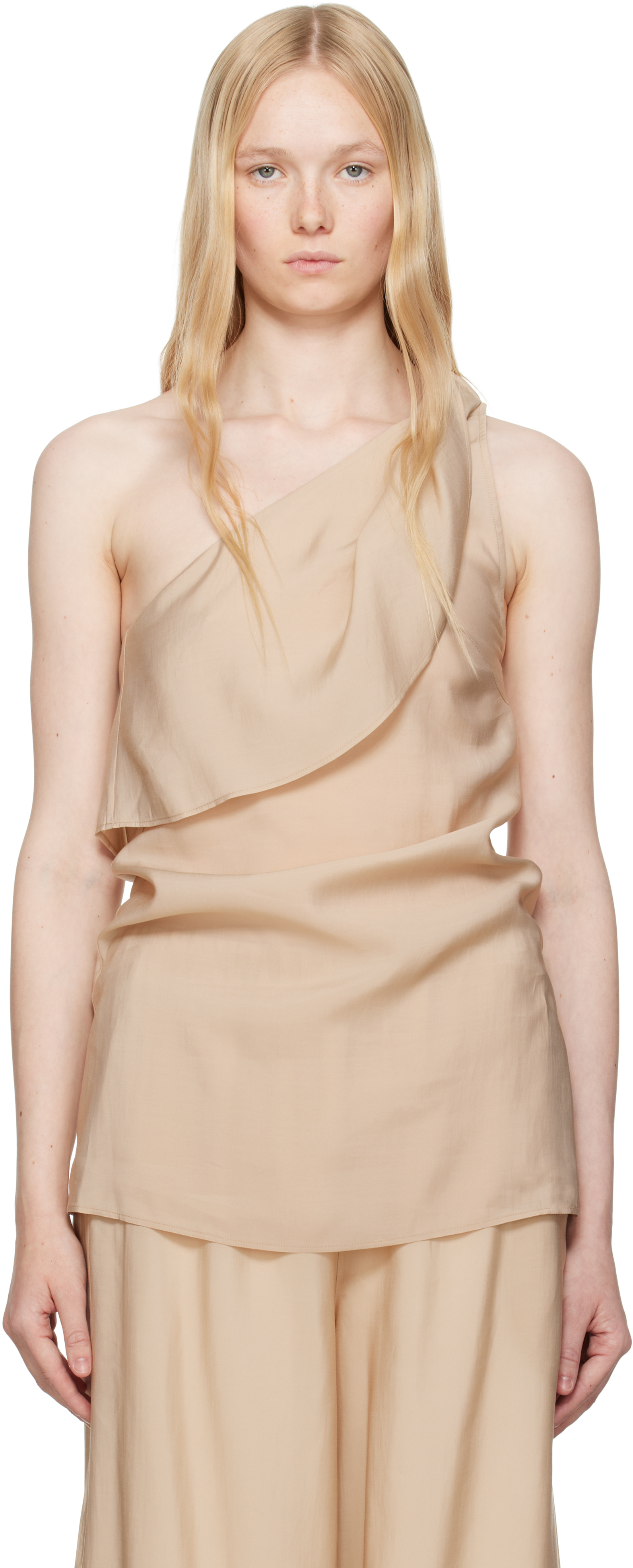 Ruohan Devon Top In Beige In Beige