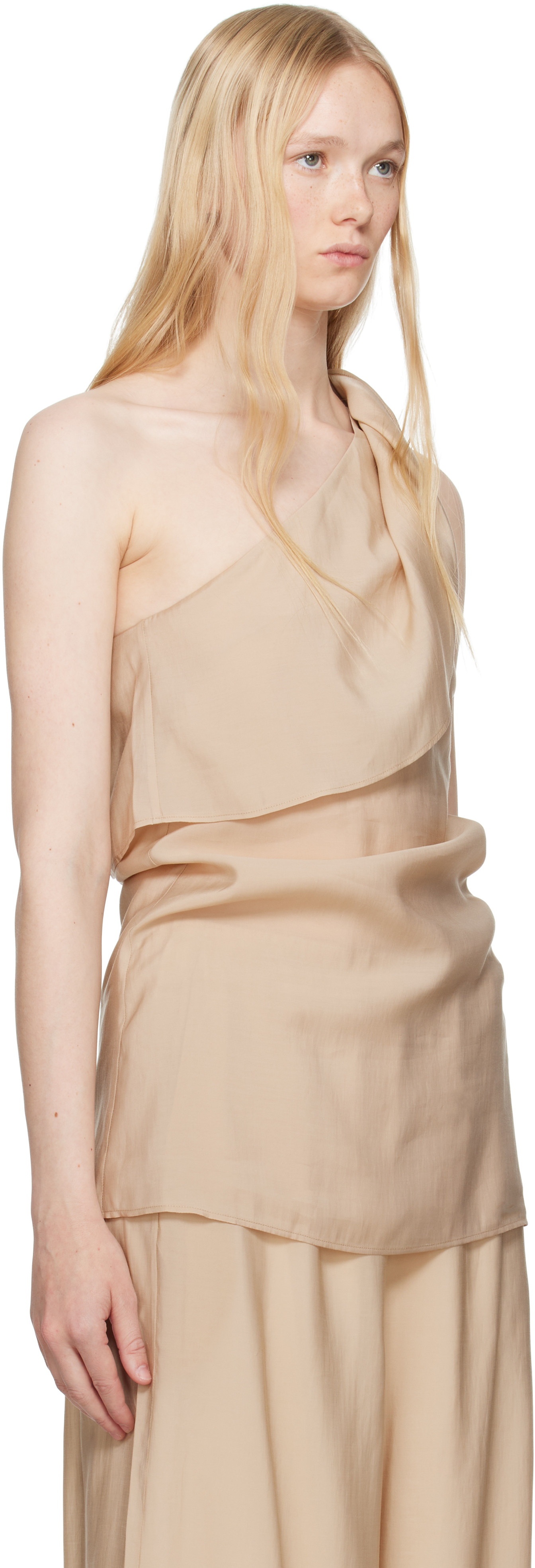 Ruohan Devon Top In Beige In Beige