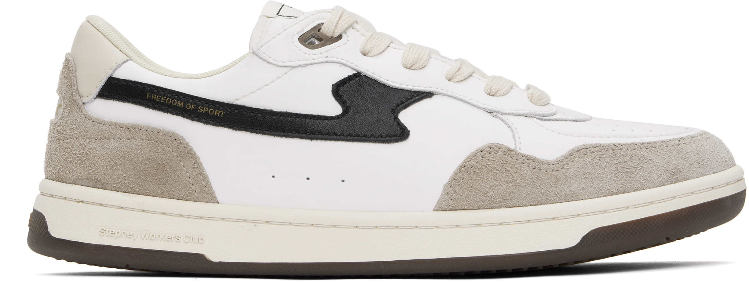 White & Beige Pro-Cup 01 S-Strike Sneakers