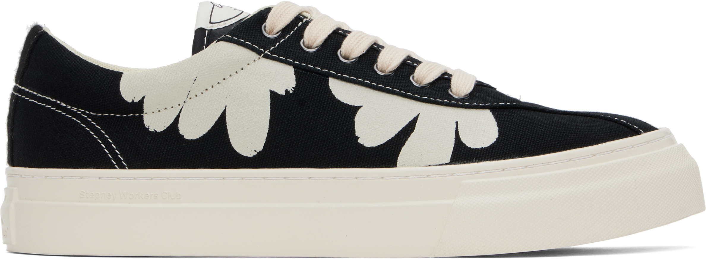 Black & White Dellow Cup Shroom Hands Sneakers