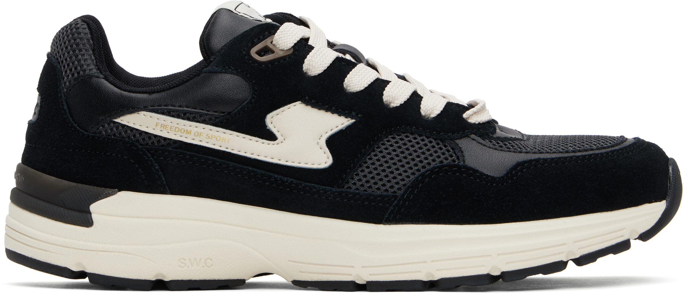 Black Amiel S-Strike Suede Sneakers