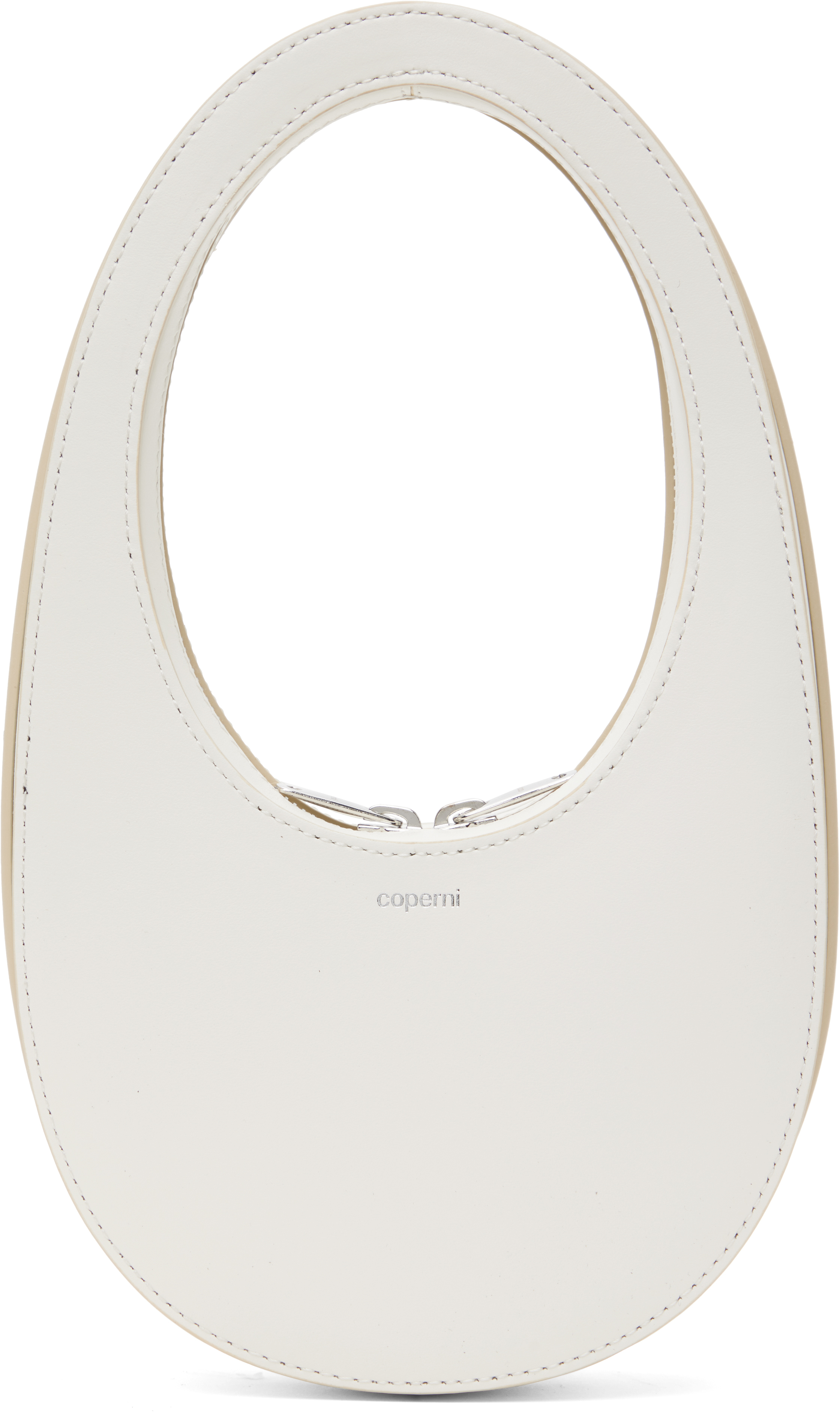 Shop Coperni Off-white Mini Swipe Bag