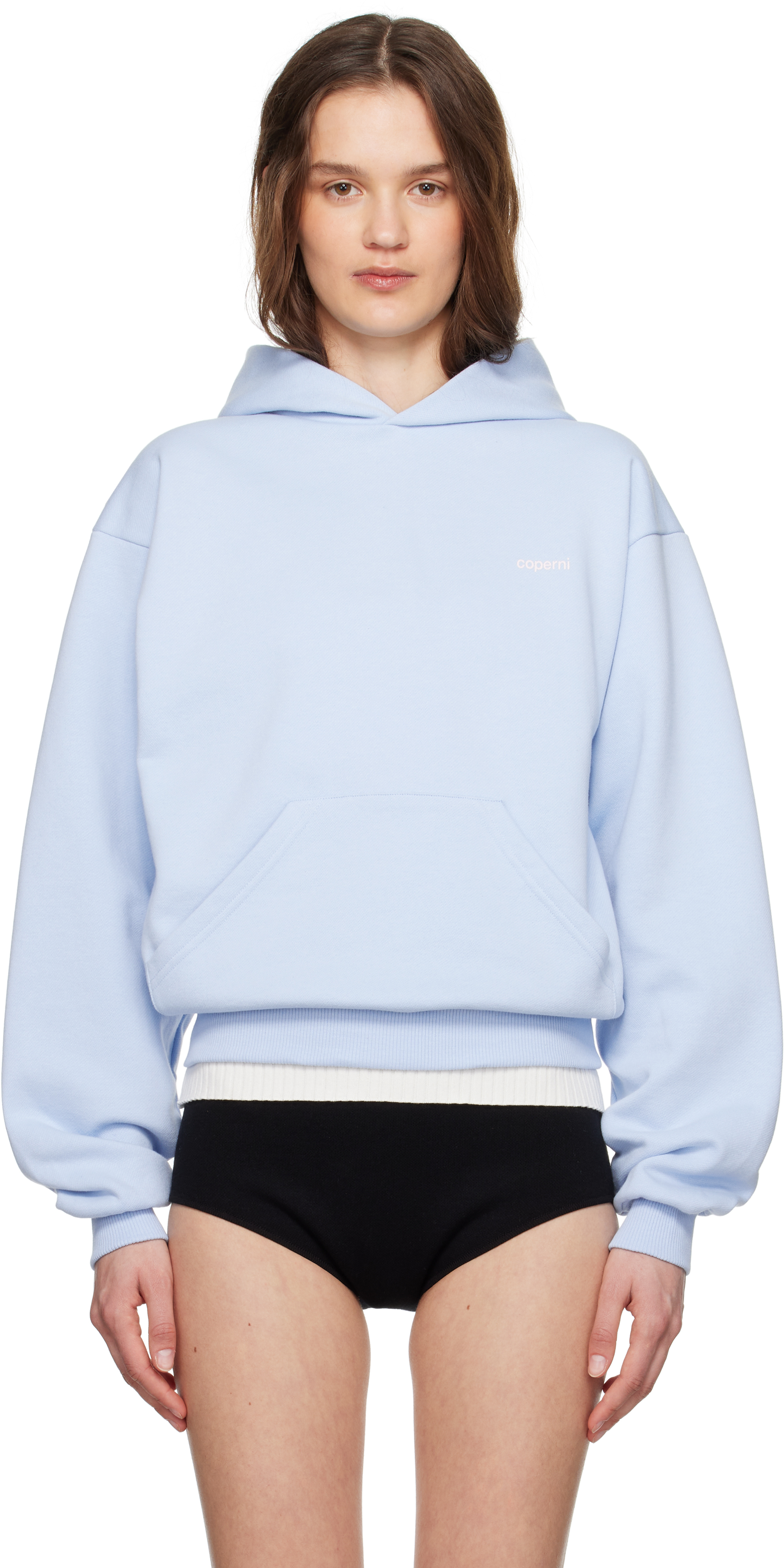 Coperni: Blue Horn Hoodie | SSENSE