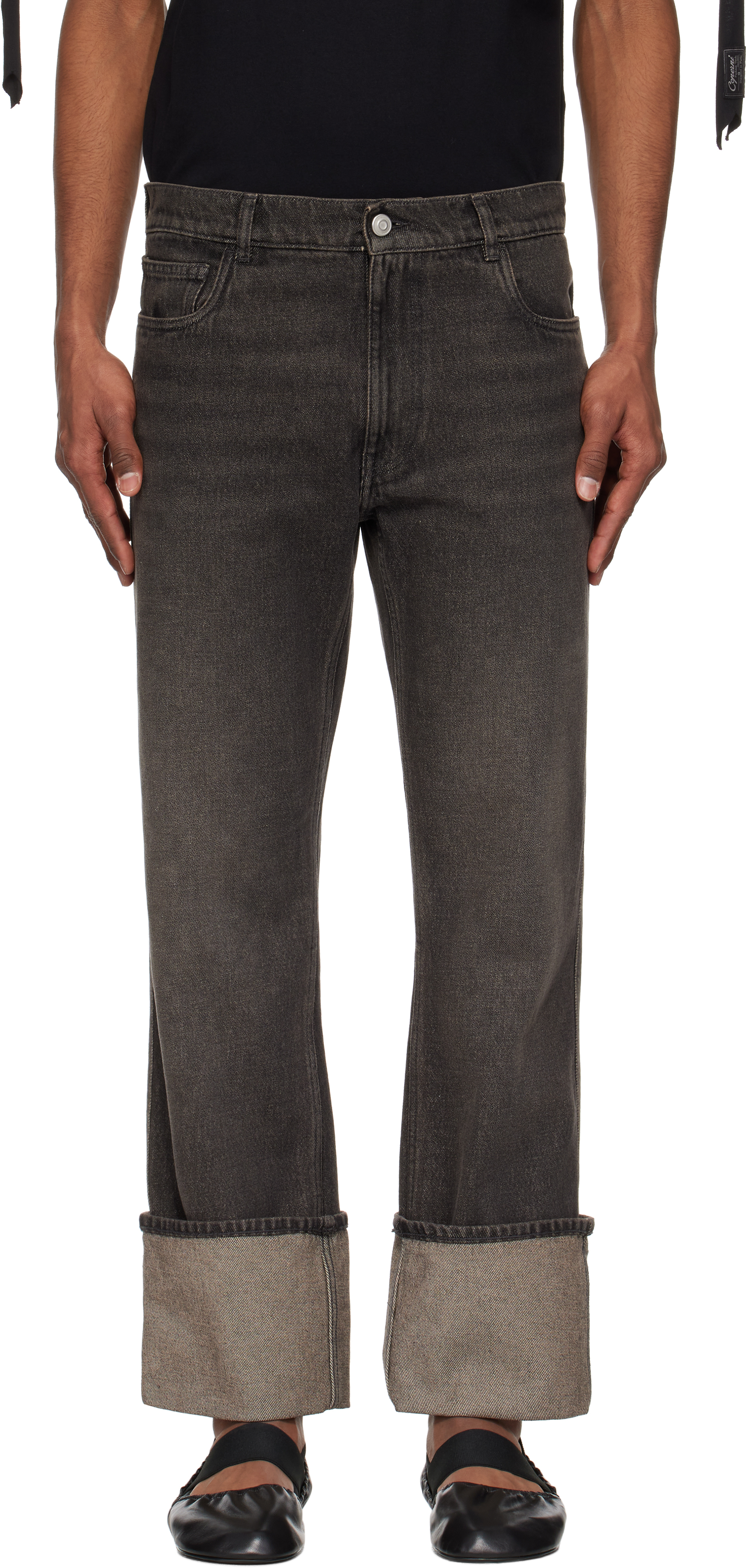 Black Loose-Fit Boyfriend Jeans