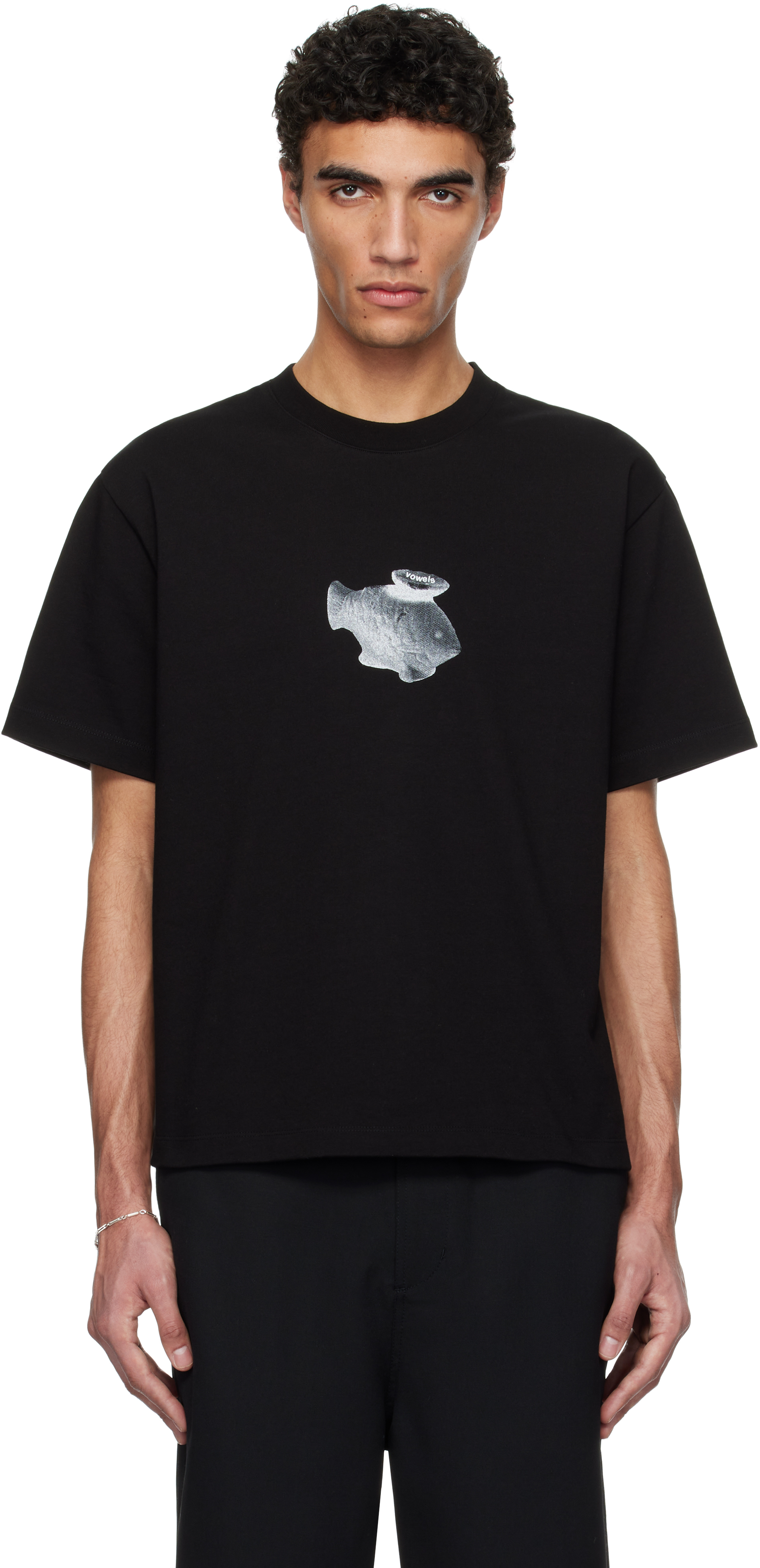vowelsのブラック Ceramic Tシャツがセール中