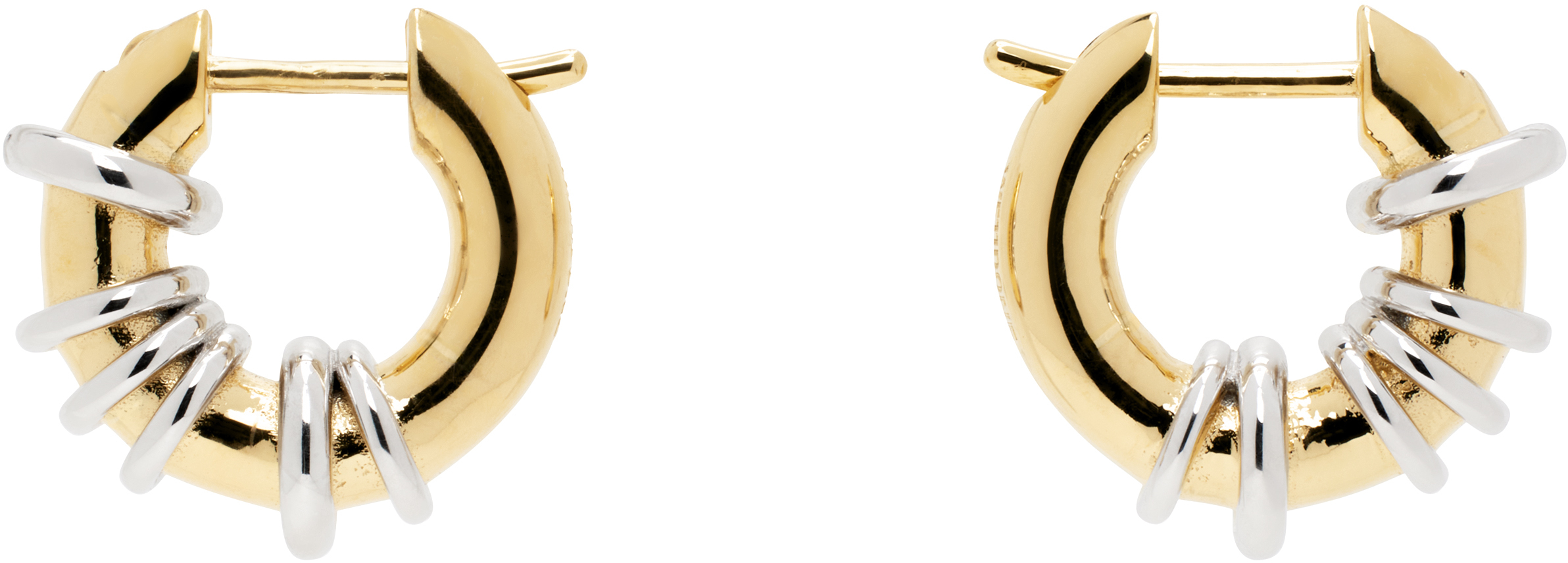 Gold & Silver Hoop Earrings