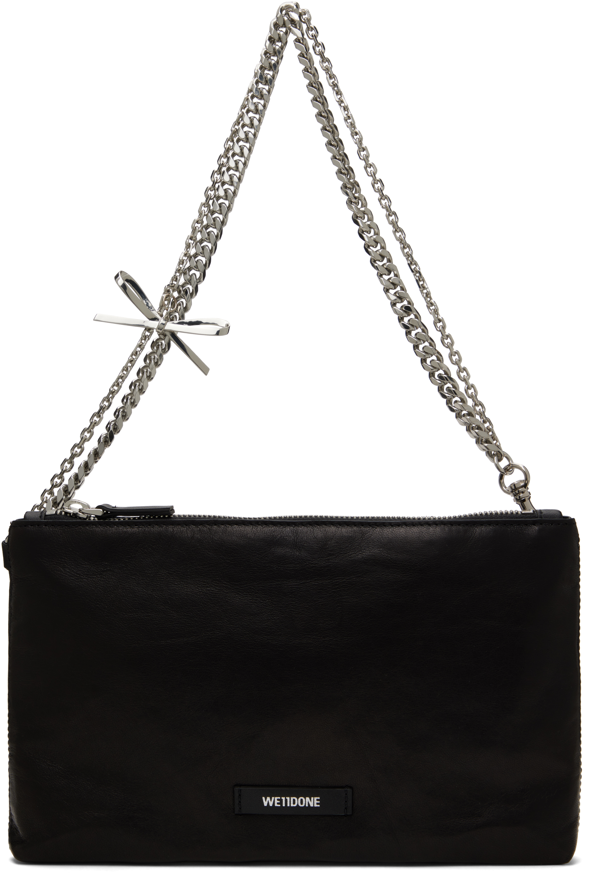 Black Ribbon Square Bag