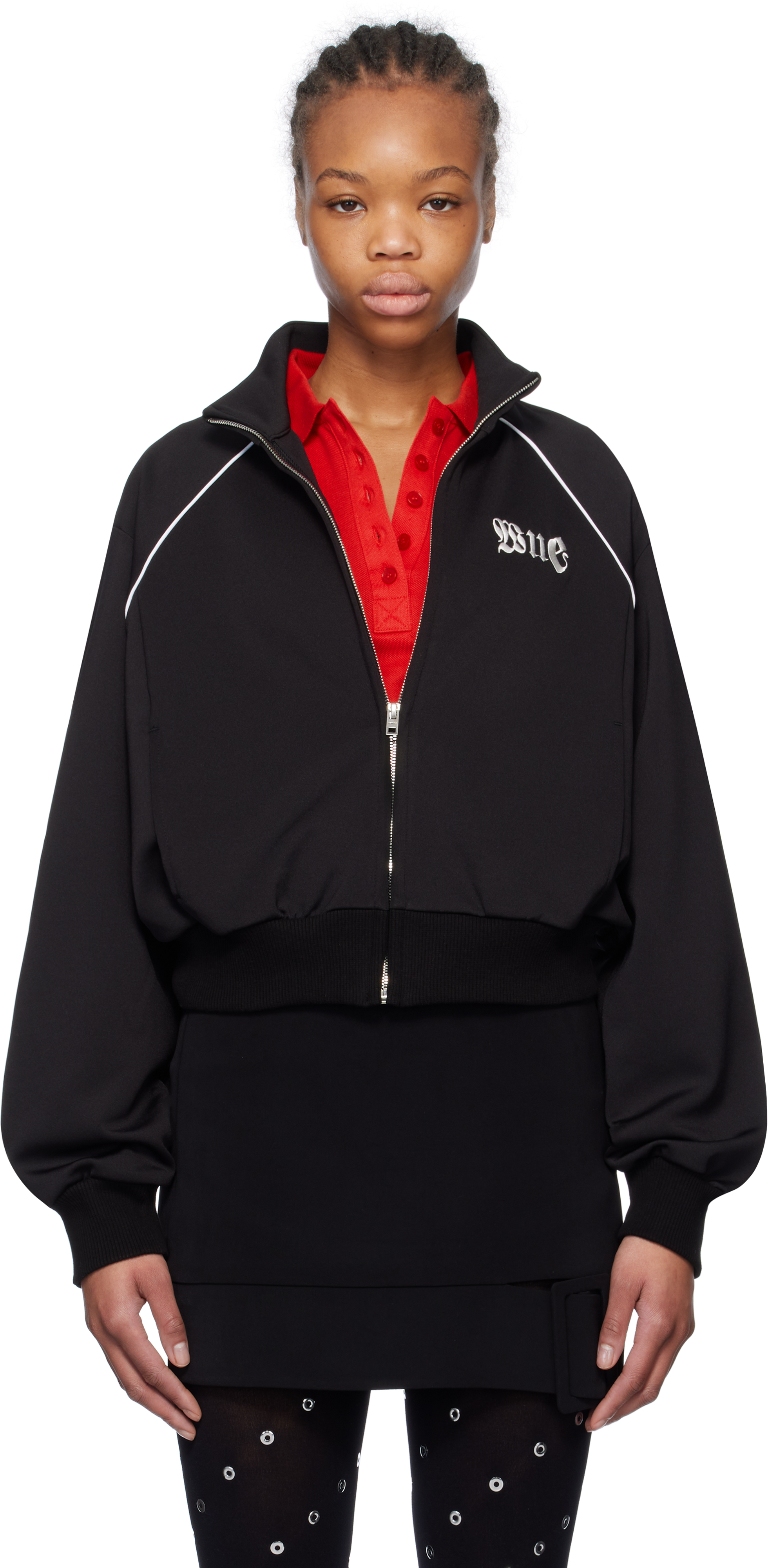 Black Logo Track Jacket