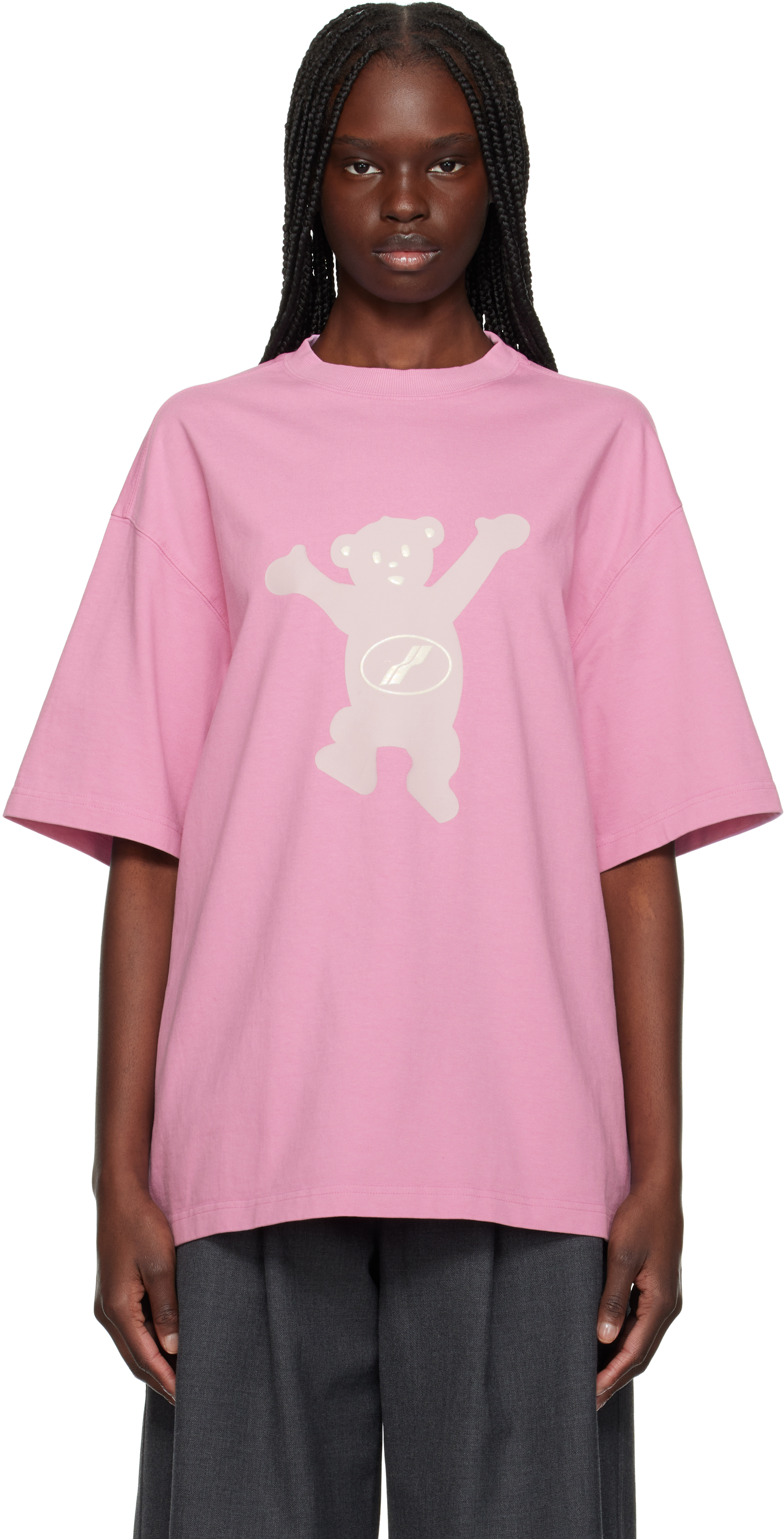Pink Teddy Logo T-shirt