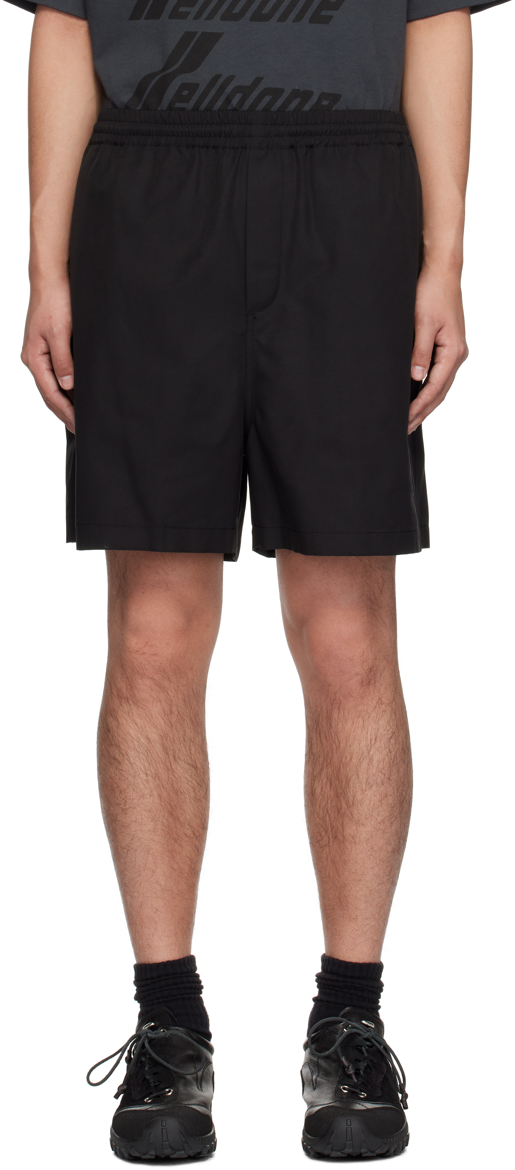 Black Track Shorts