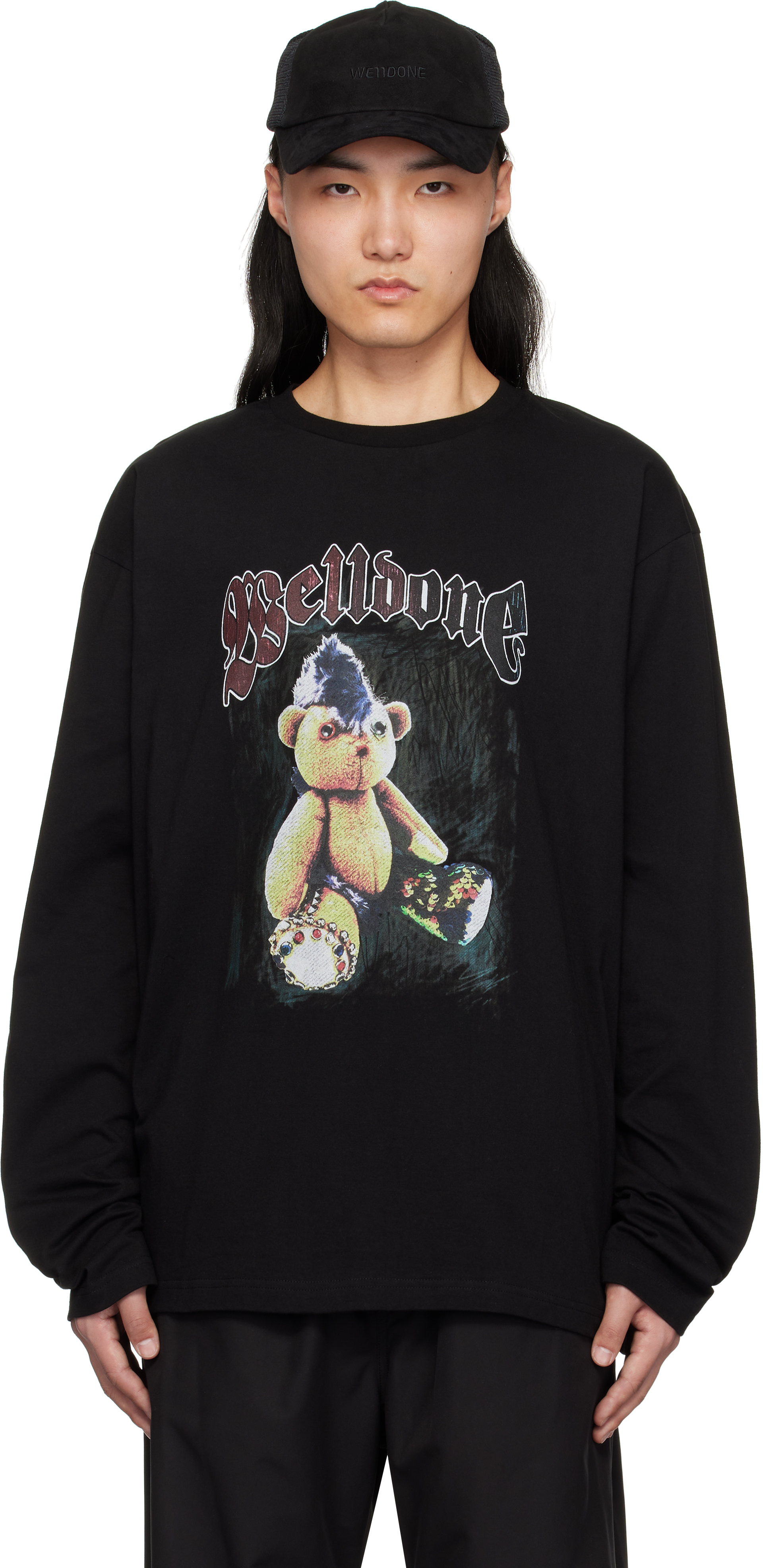 Black Punk Teddy T-shirt