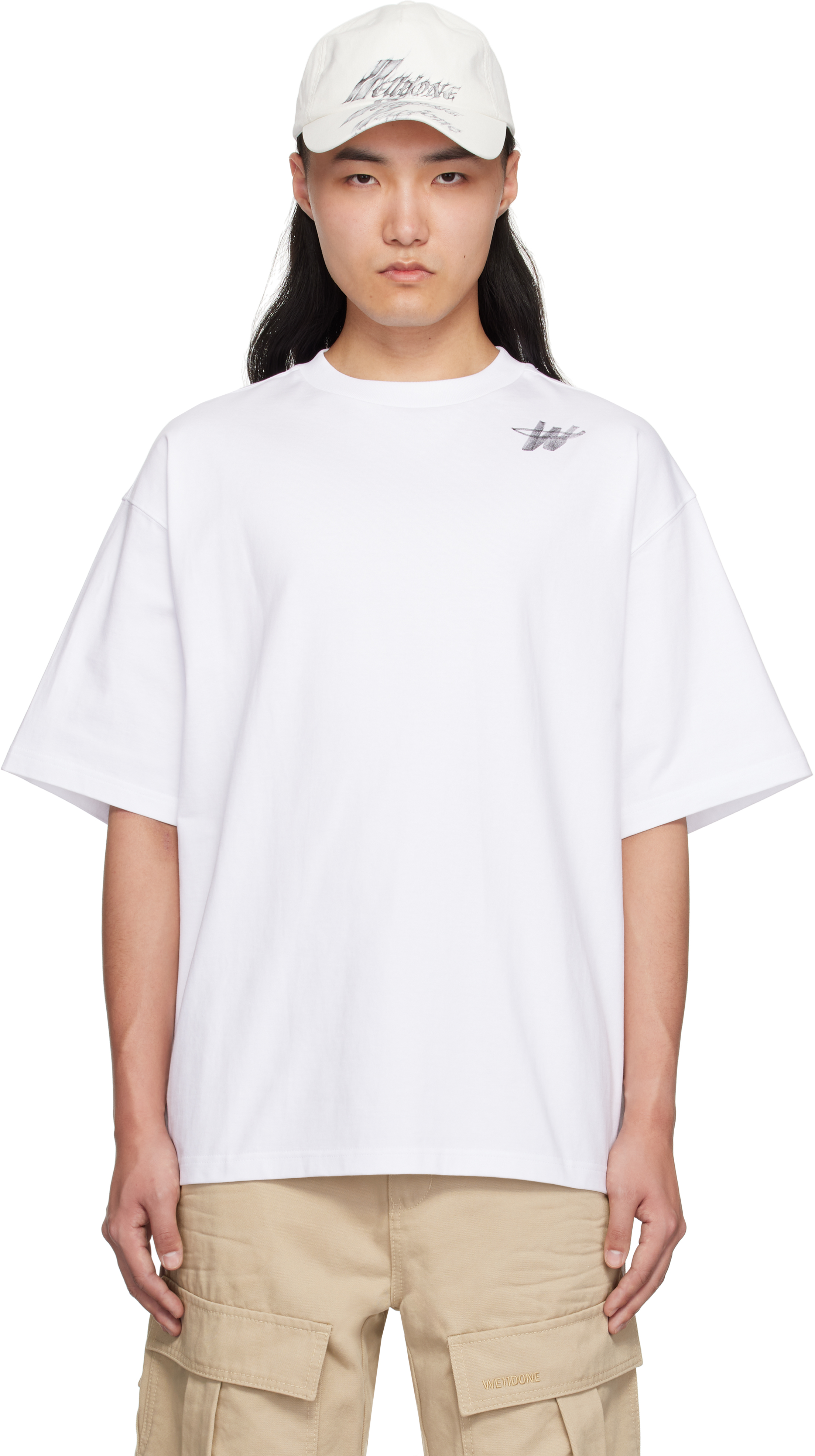 White 
WD
 Logo T-shirt