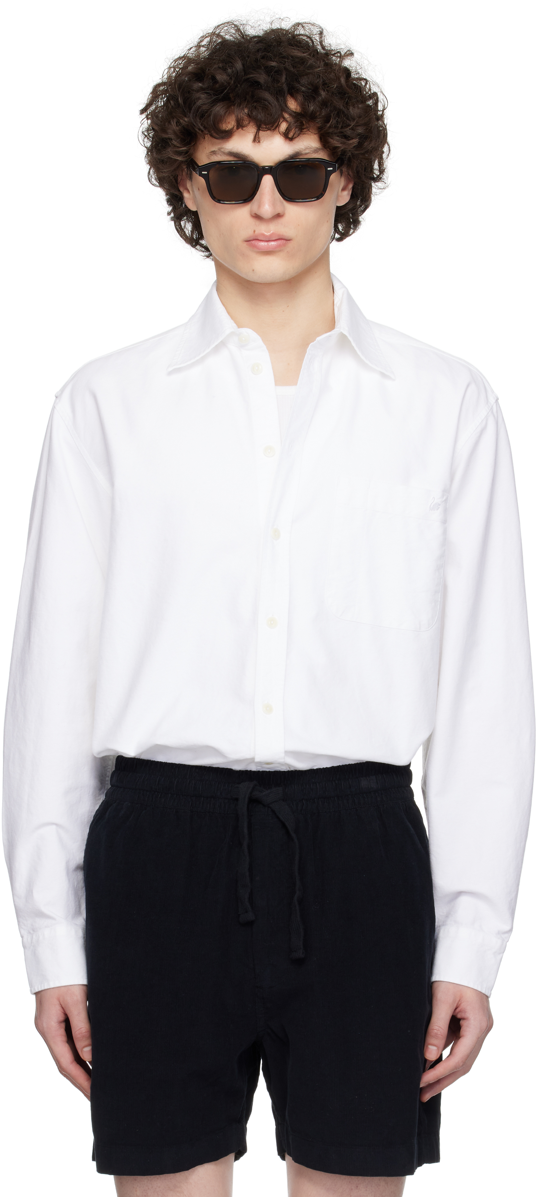 White SHIRT11OX Oxford Shirt
