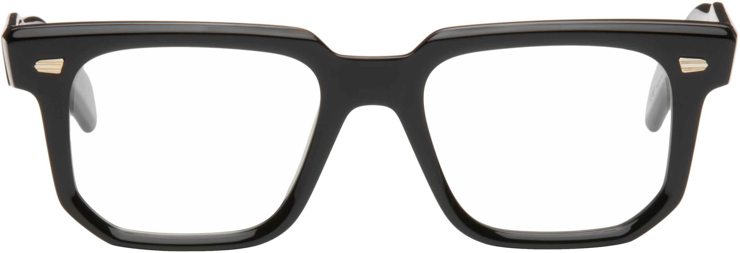 Shop Cutler And Gross Black 1410 Square Glasses