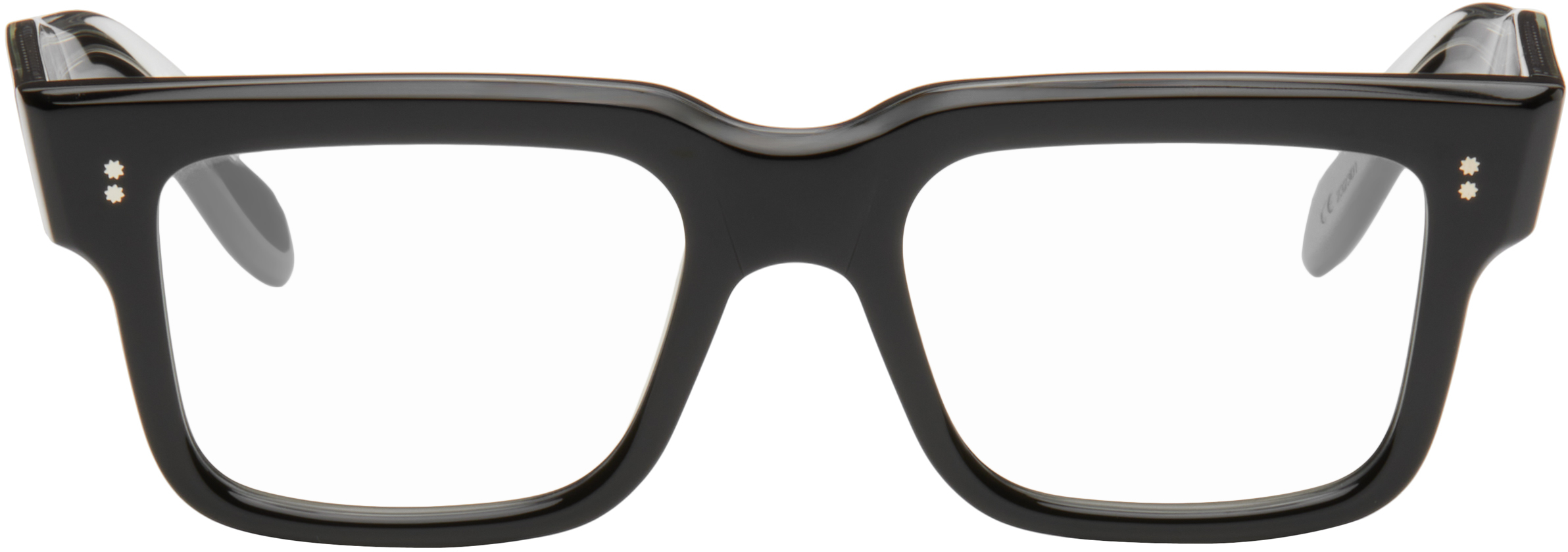 Black 1403 Square Glasses