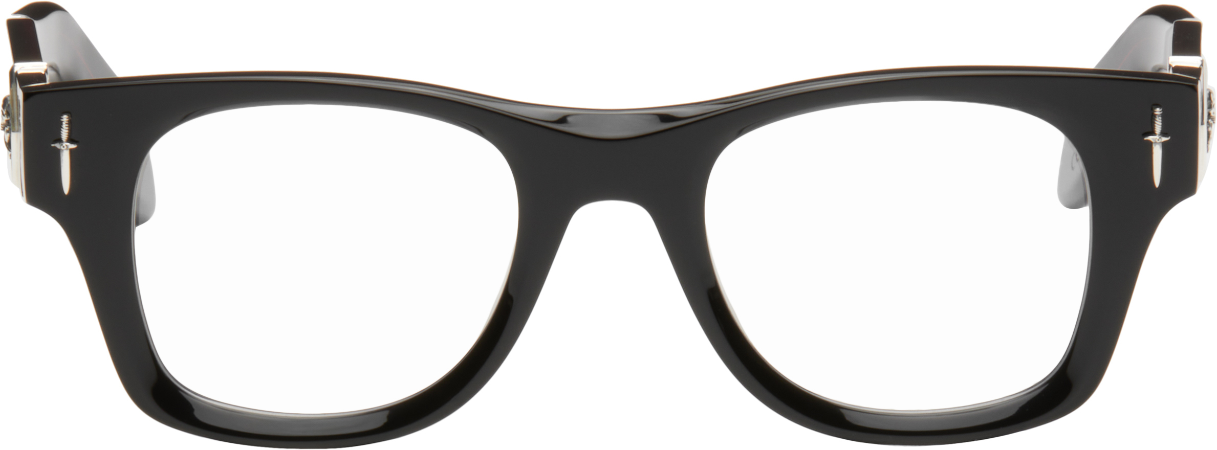 Shop Cutler And Gross Black The Great Frog Edition Phantom Square Glasses