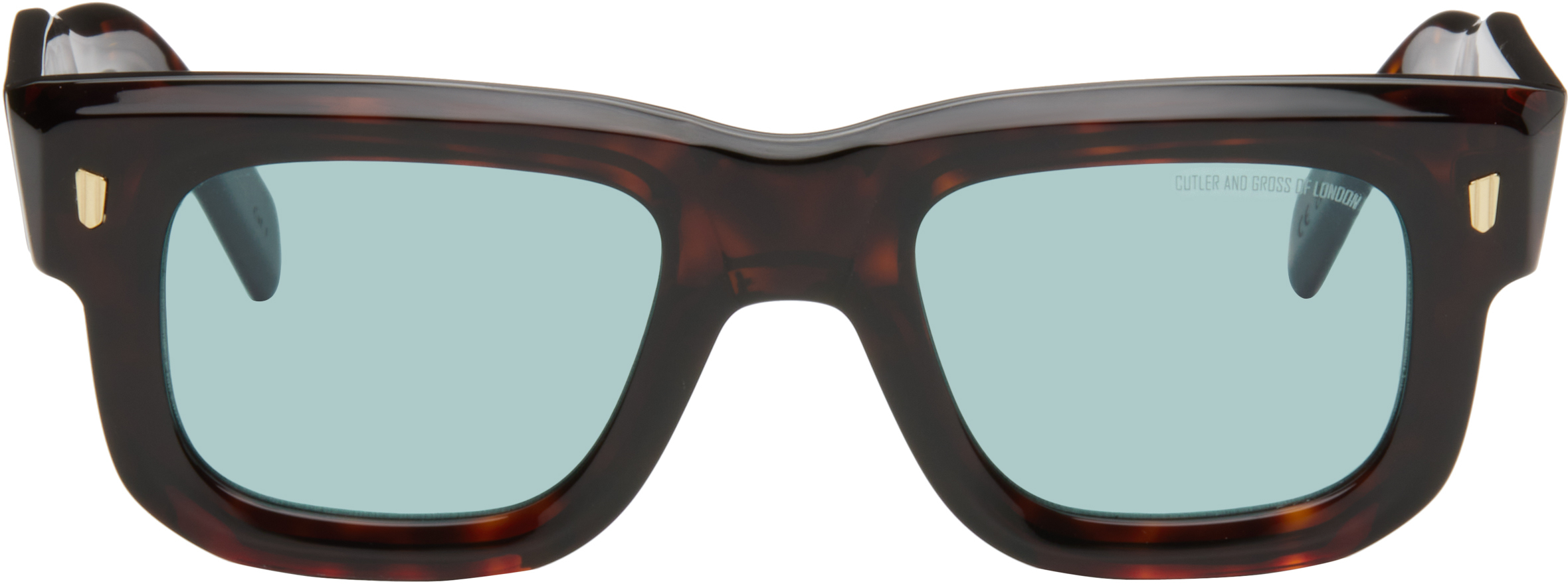 Brown & Black 1402 Square Sunglasses