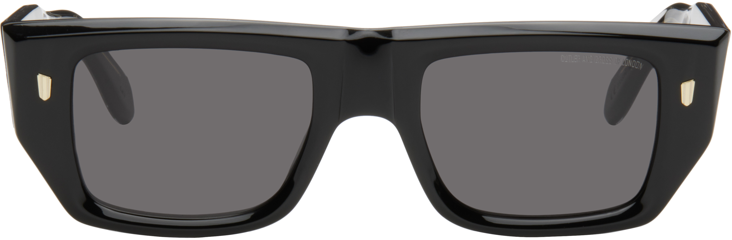 Black 1413 Rectangle Sunglasses