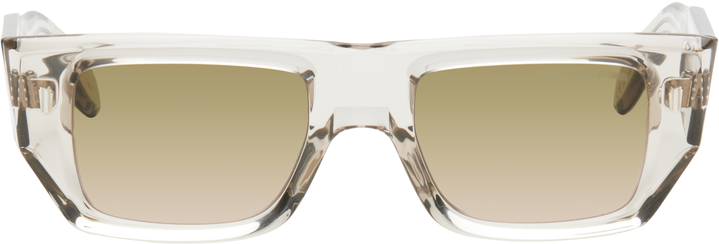 Khaki 1413 Rectangle Sunglasses