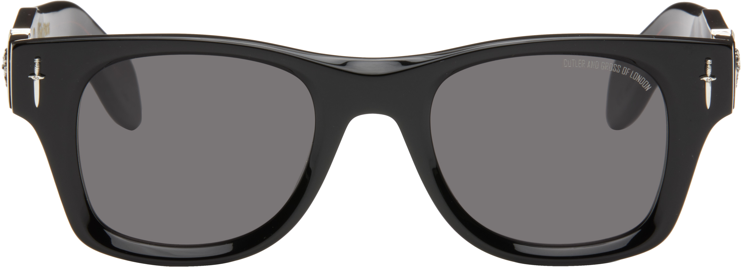 Cutler And Gross Black The Great Frog Edition Phantom Square Sunglasses