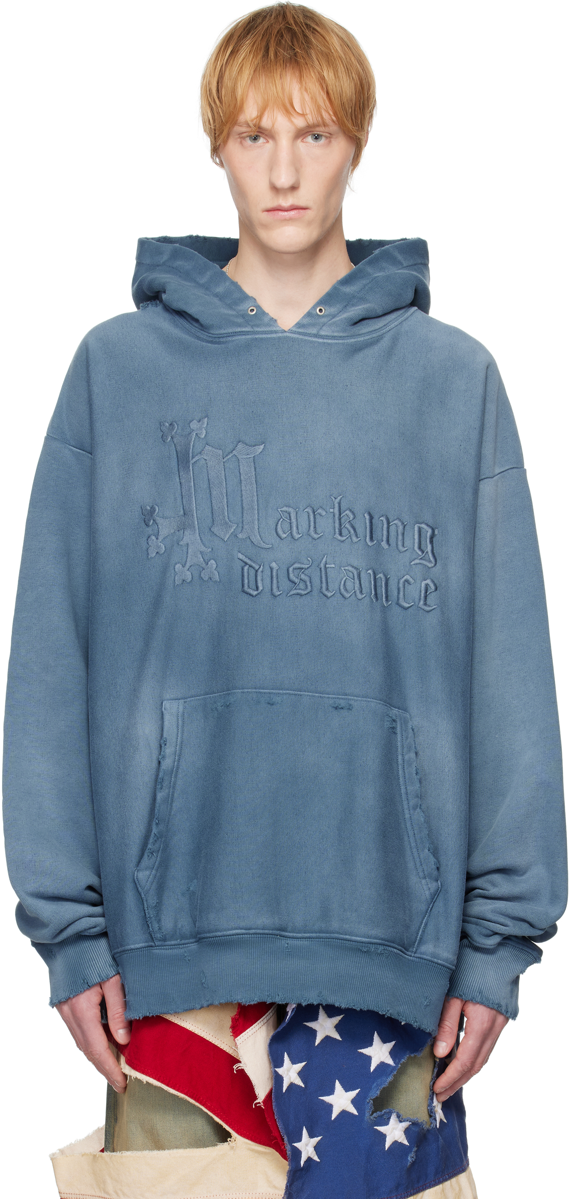 Blue Logo Hoodie