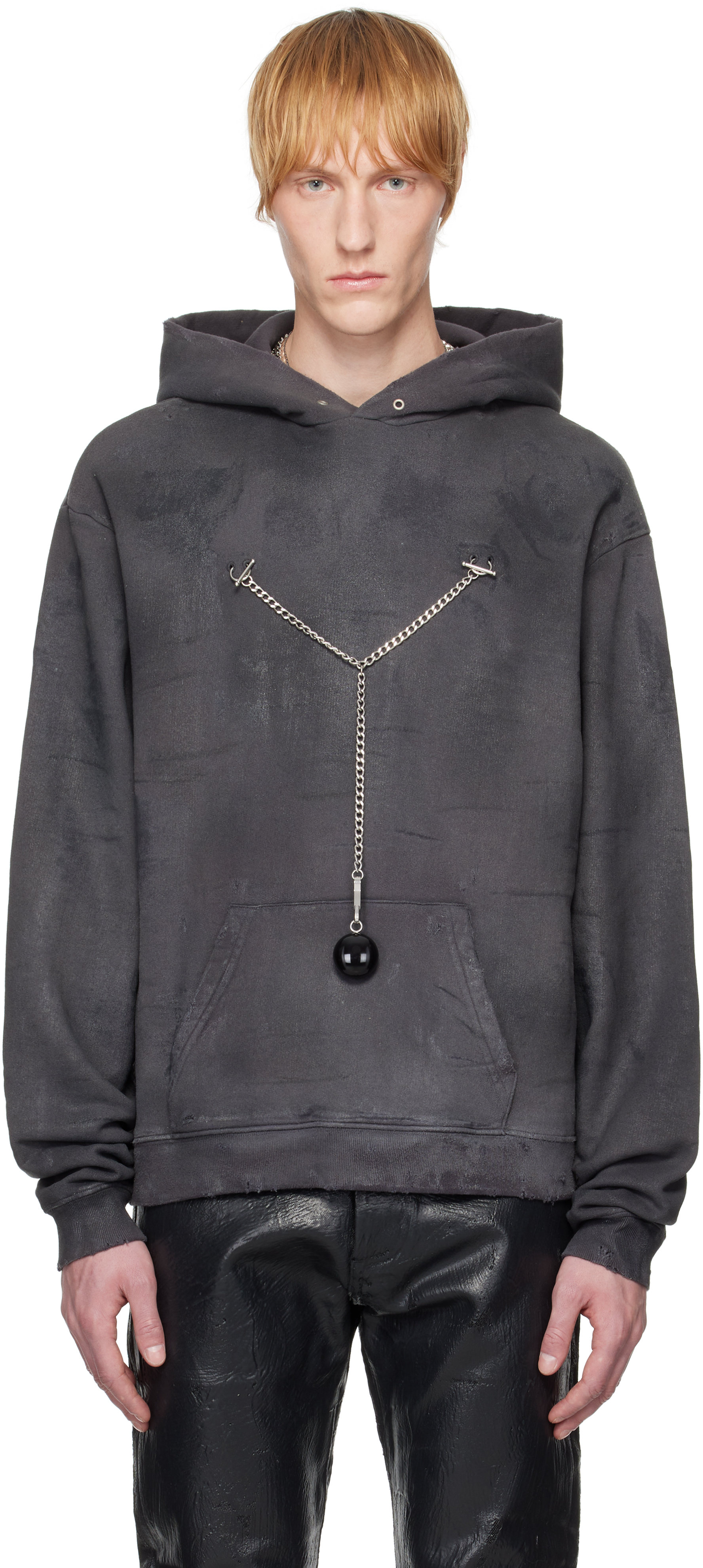 Gray Nippy Hoodie