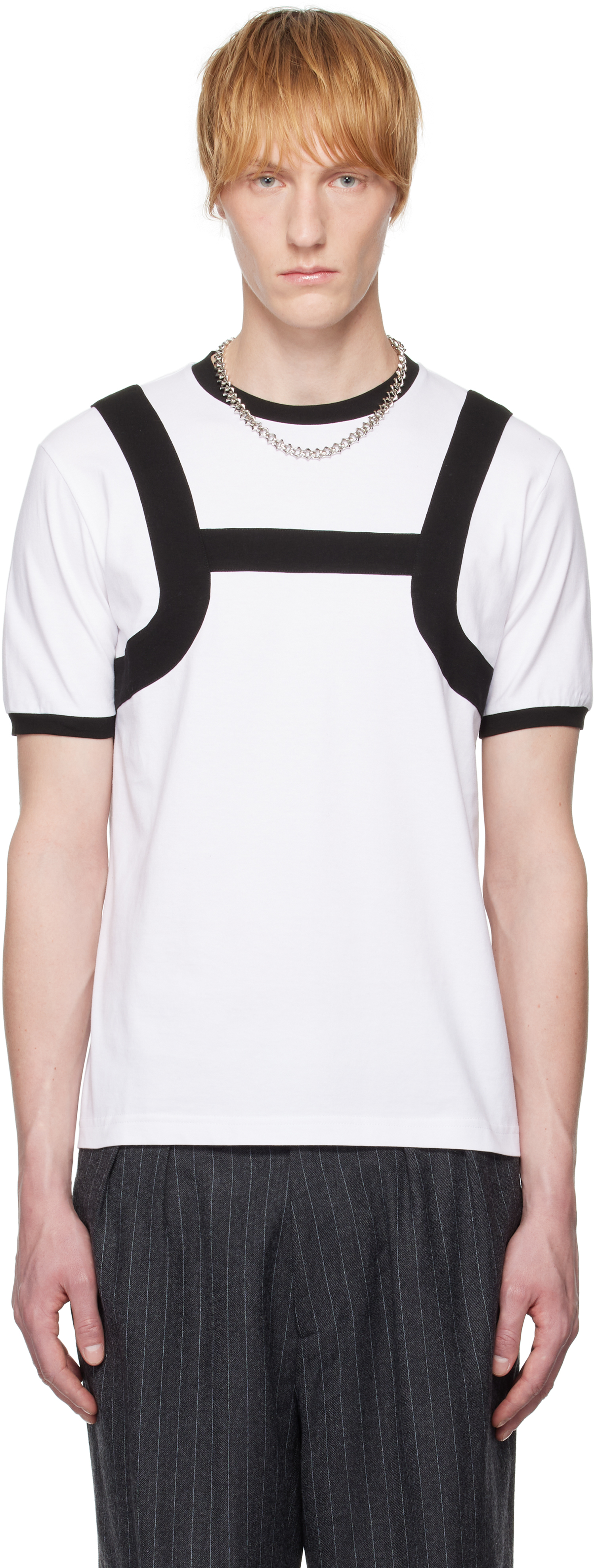 White & Black 'Twink' T-shirt