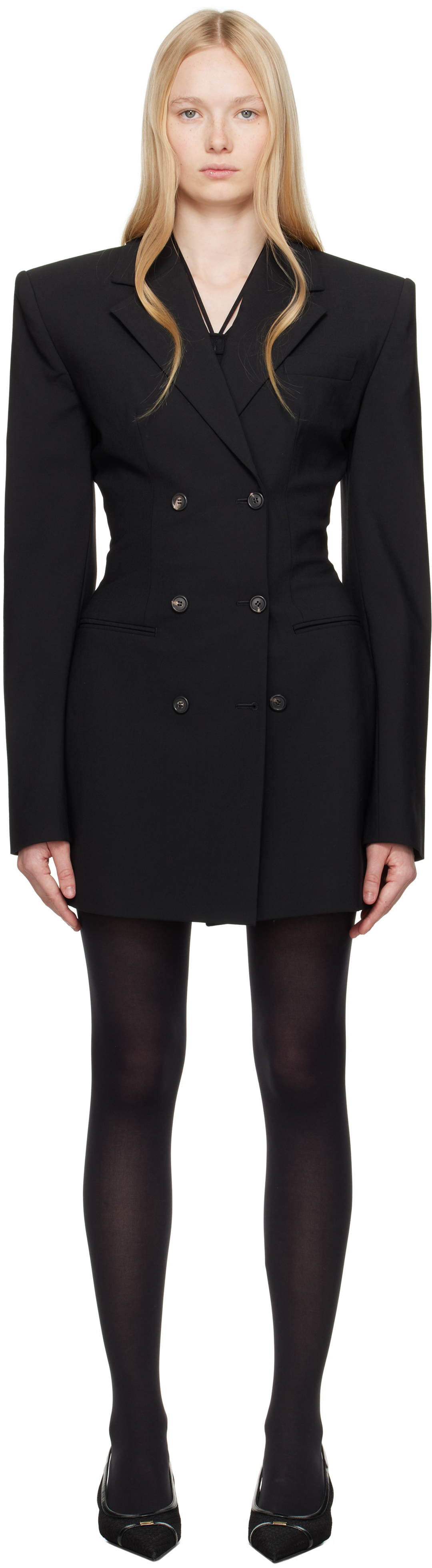 Nensi Dojaka Black Kaia Minidress