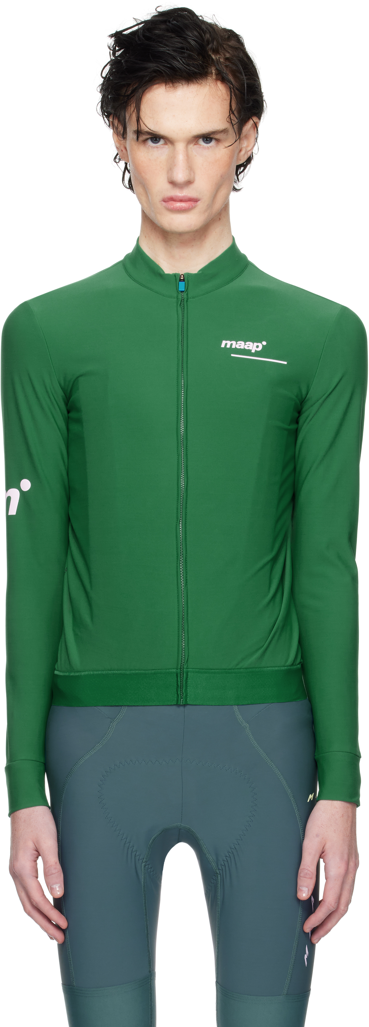 MAAP: Green Training Thermal LS Jersey T-shirt SSENSE