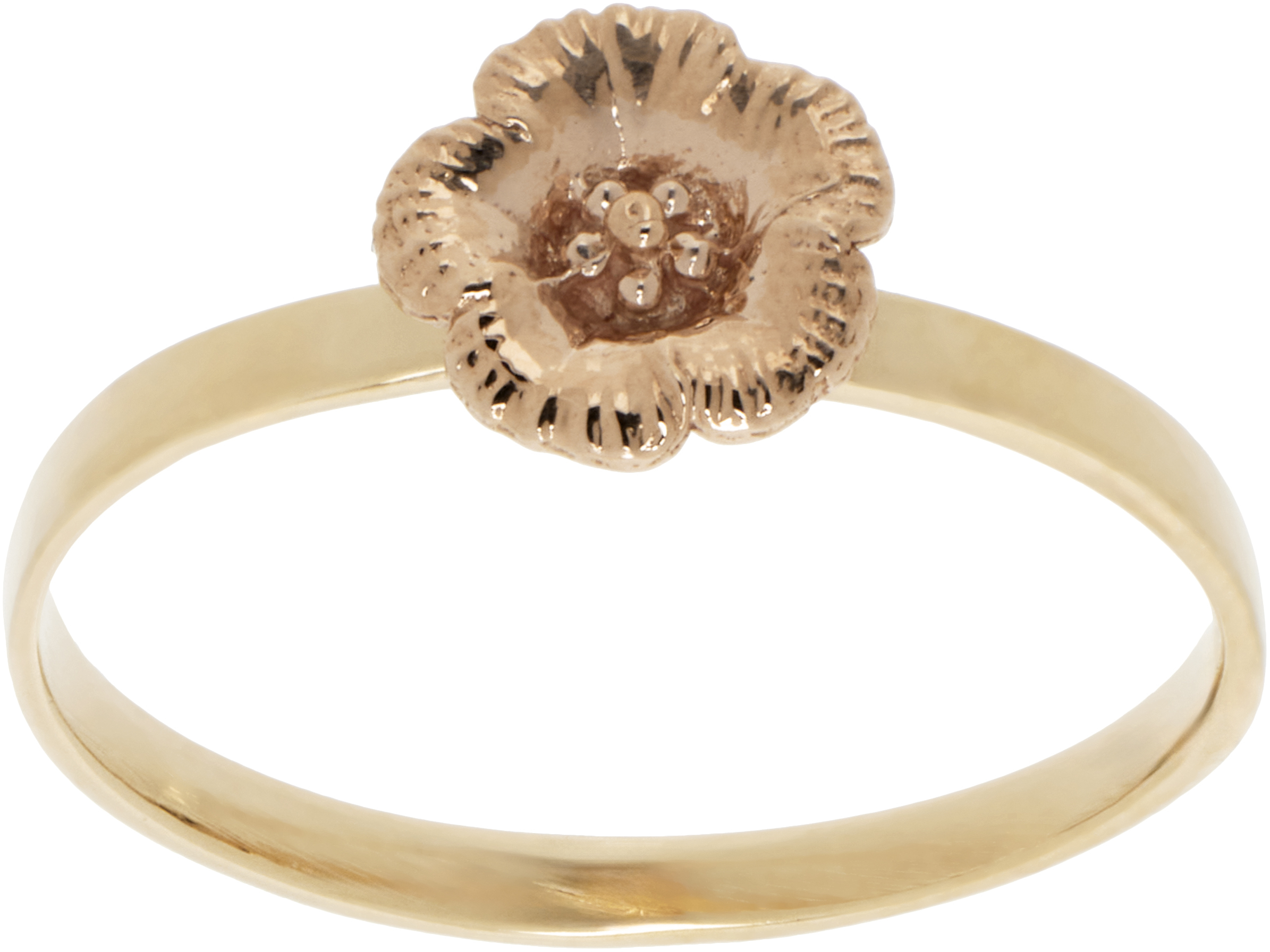 Gold FLORA Petunia Ring