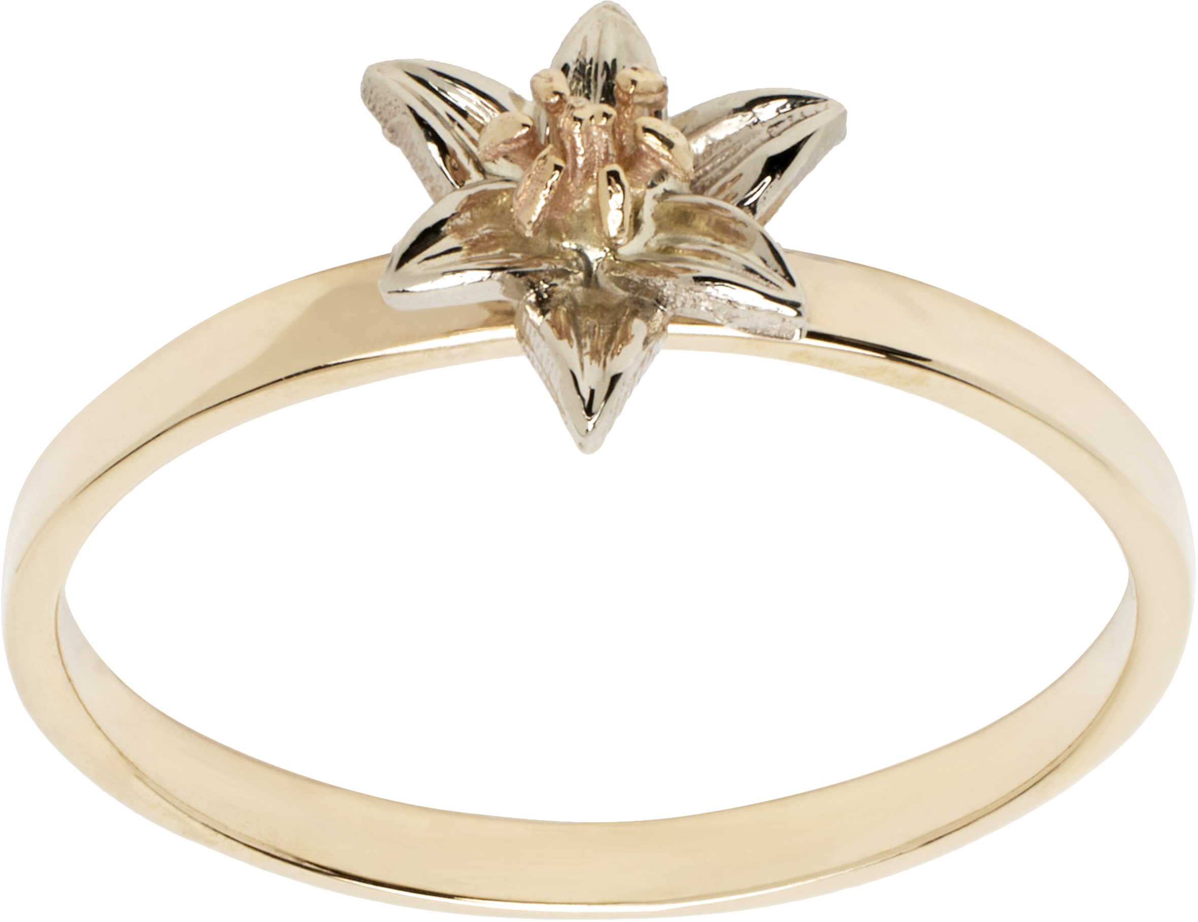 Gold FLORA Lily Ring