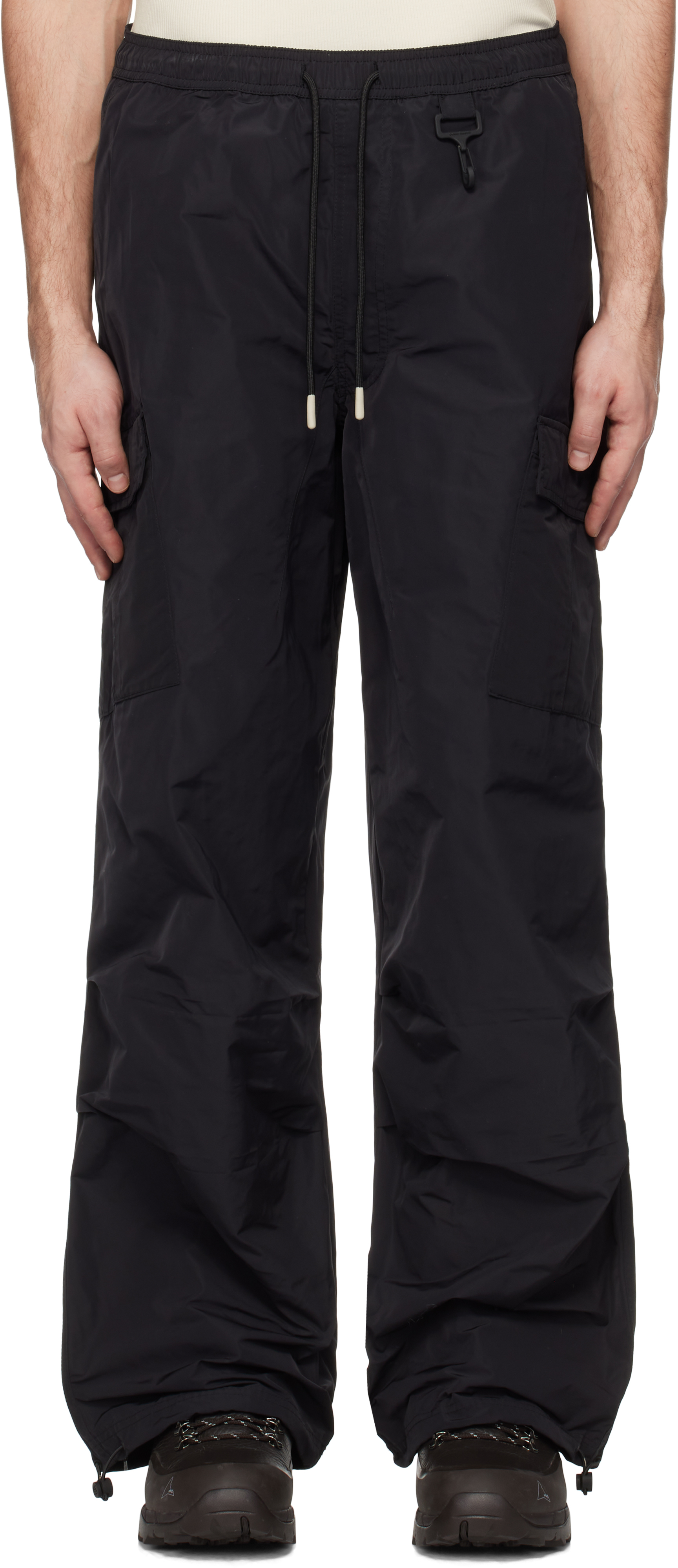 Black Parachute Cargo Pants