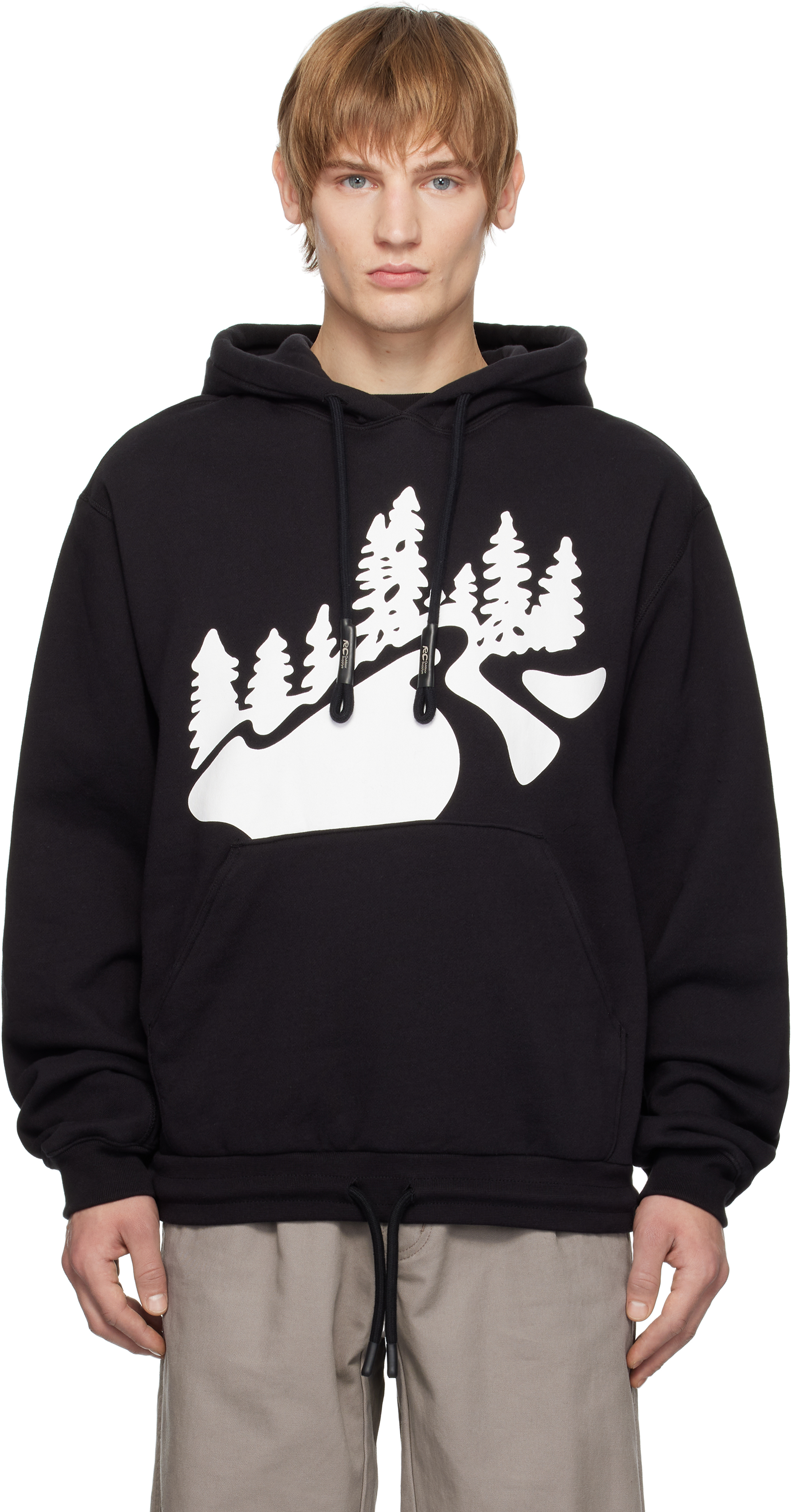 【関税込み】RCOS ブラック Outdoor Supply フーディ Black 'Outdoor Supply' Hoodie by RCOS on Sale