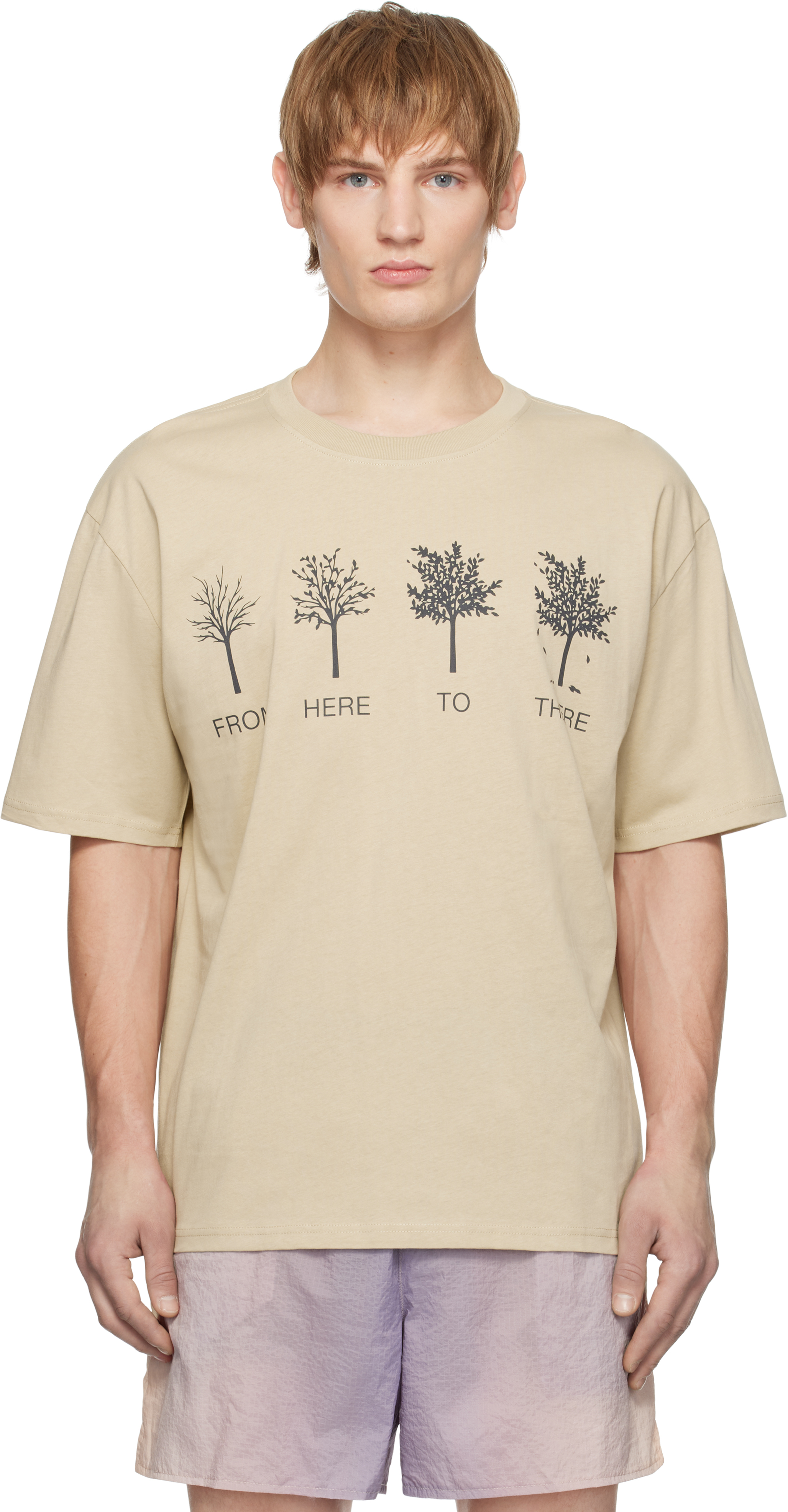 Black 'From Here To There' T-shirt