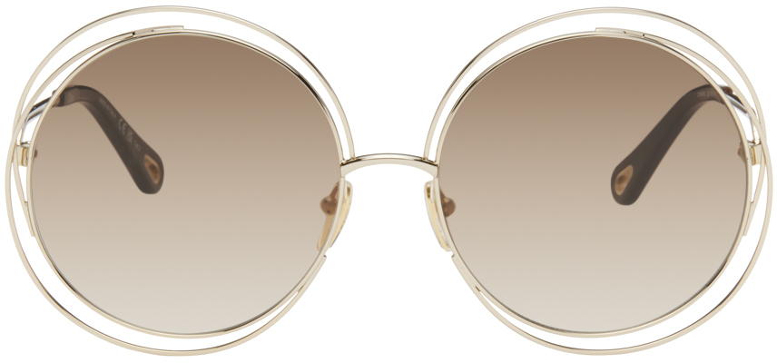 Chloé Gold Carlina Sunglasses