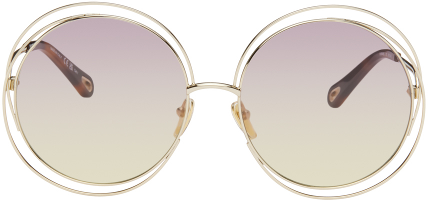 Chloé Gold Carlina Sunglasses