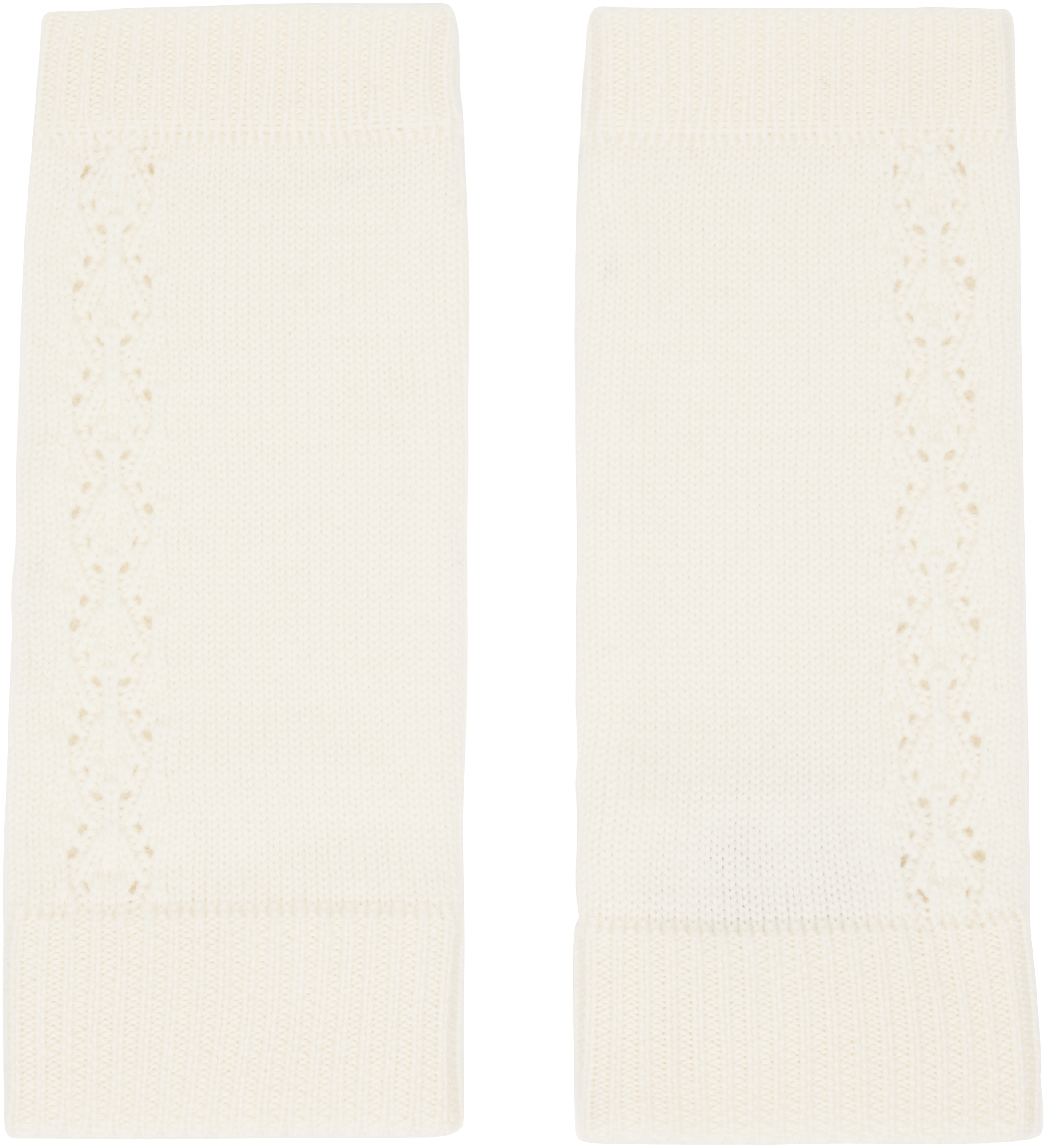 Chloé Off-White 'The Chloé Lace Knit' Fingerless Gloves